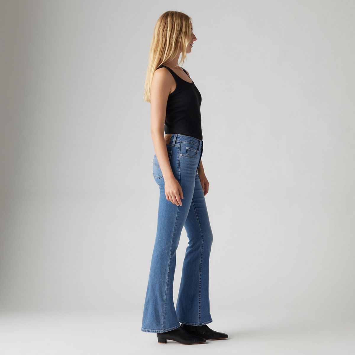 726 High-Rise Flare Women's Jeans — Eternal Indigo Mid - Medium Wash
