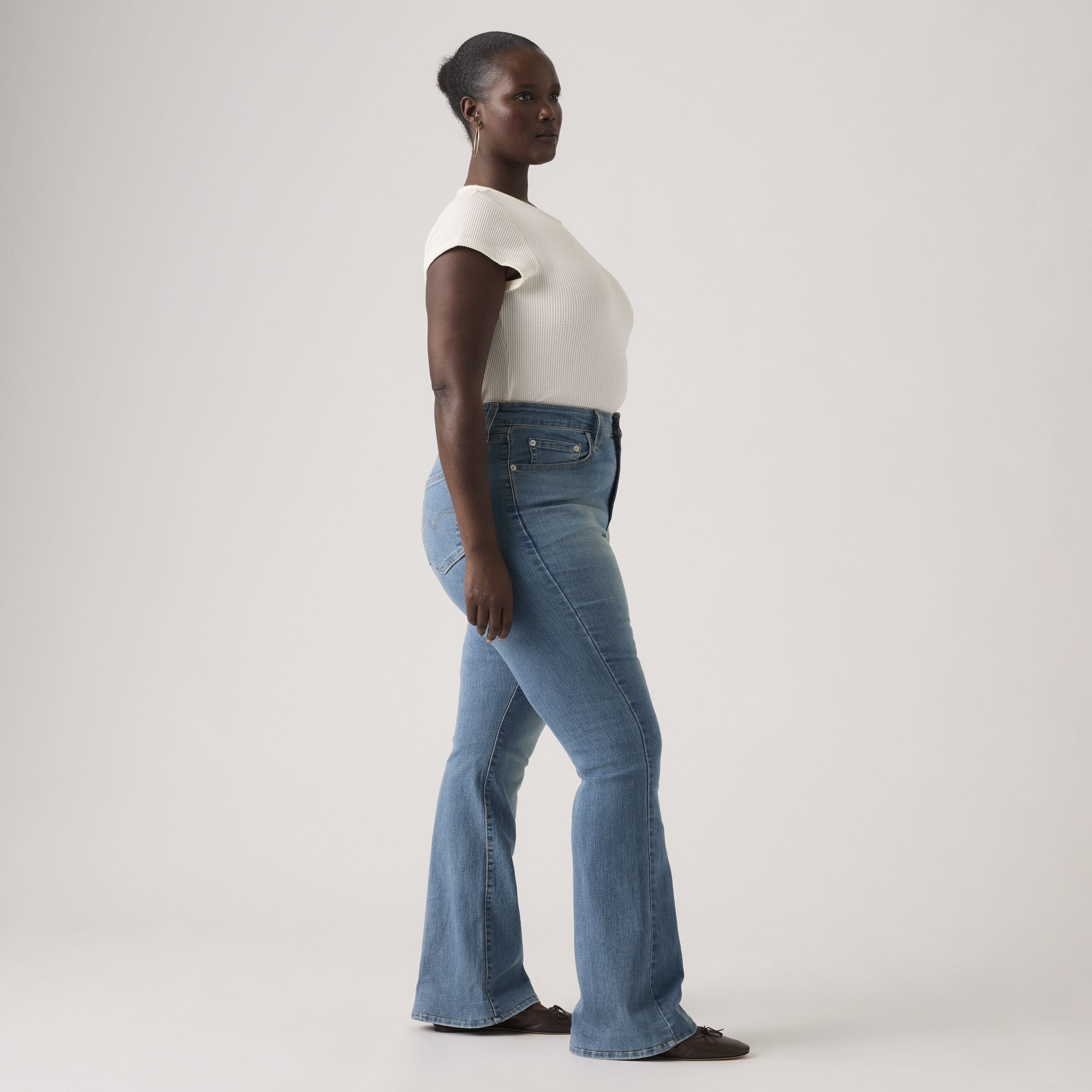 726 High Rise Flare Jeans 11