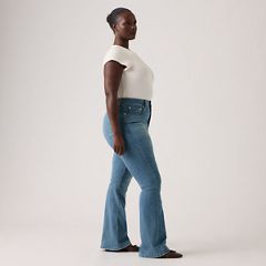 726 High-Rise Flare Women's Jeans — Eternal Indigo Mid - Medium Wash 11
