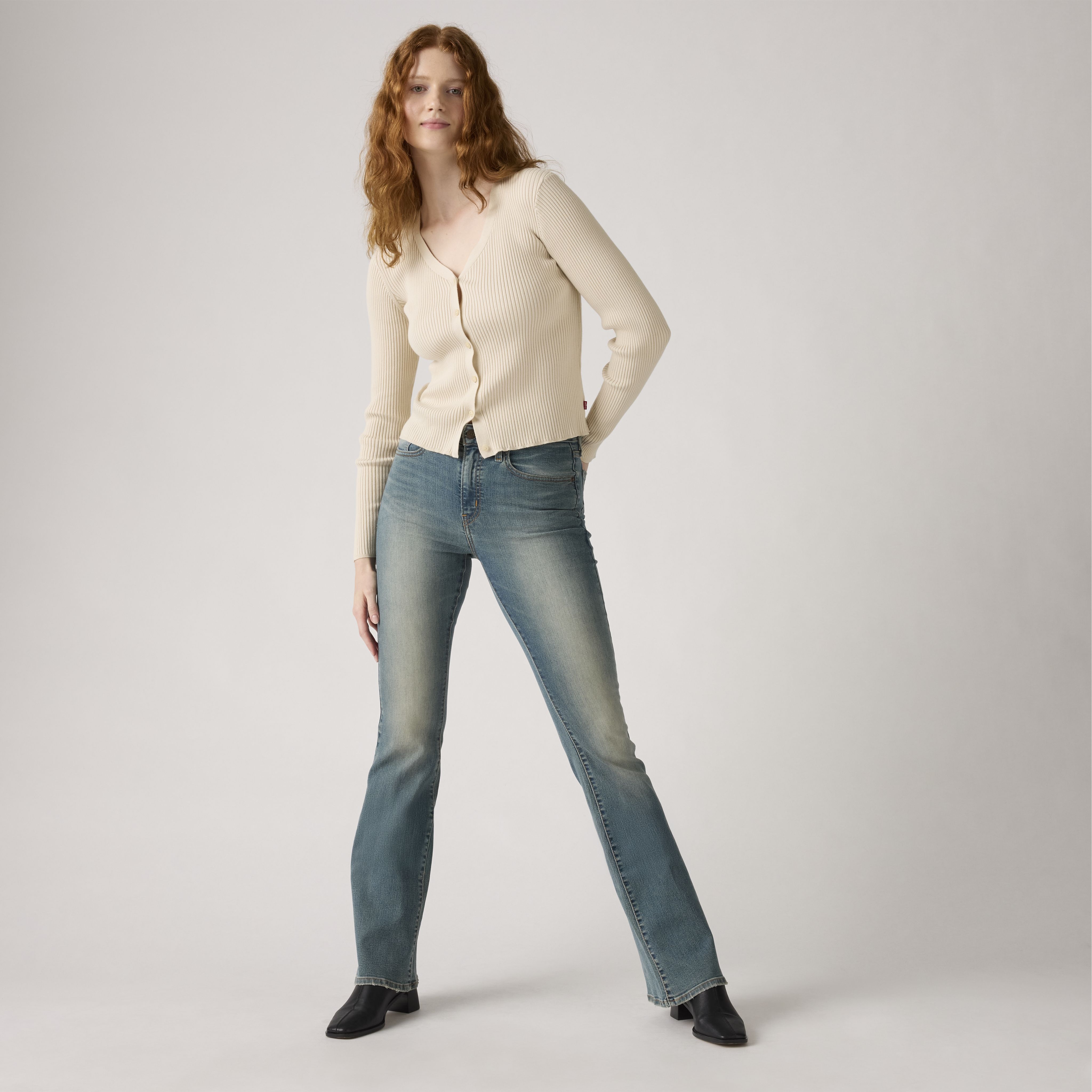 Jean 726 taille haute évasé pour femme 1
