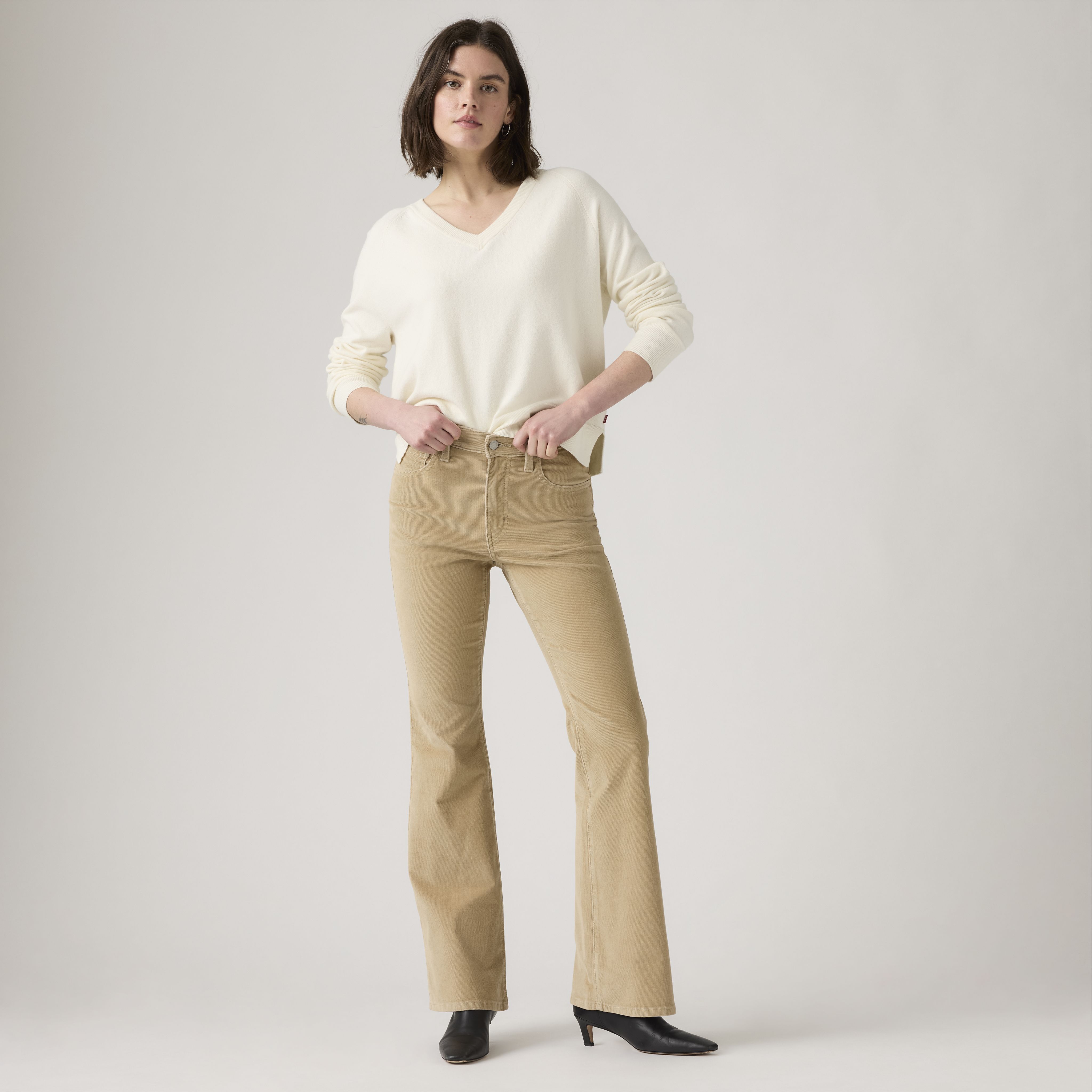 726 High-Rise Flare Corduroy Women's Pants 1
