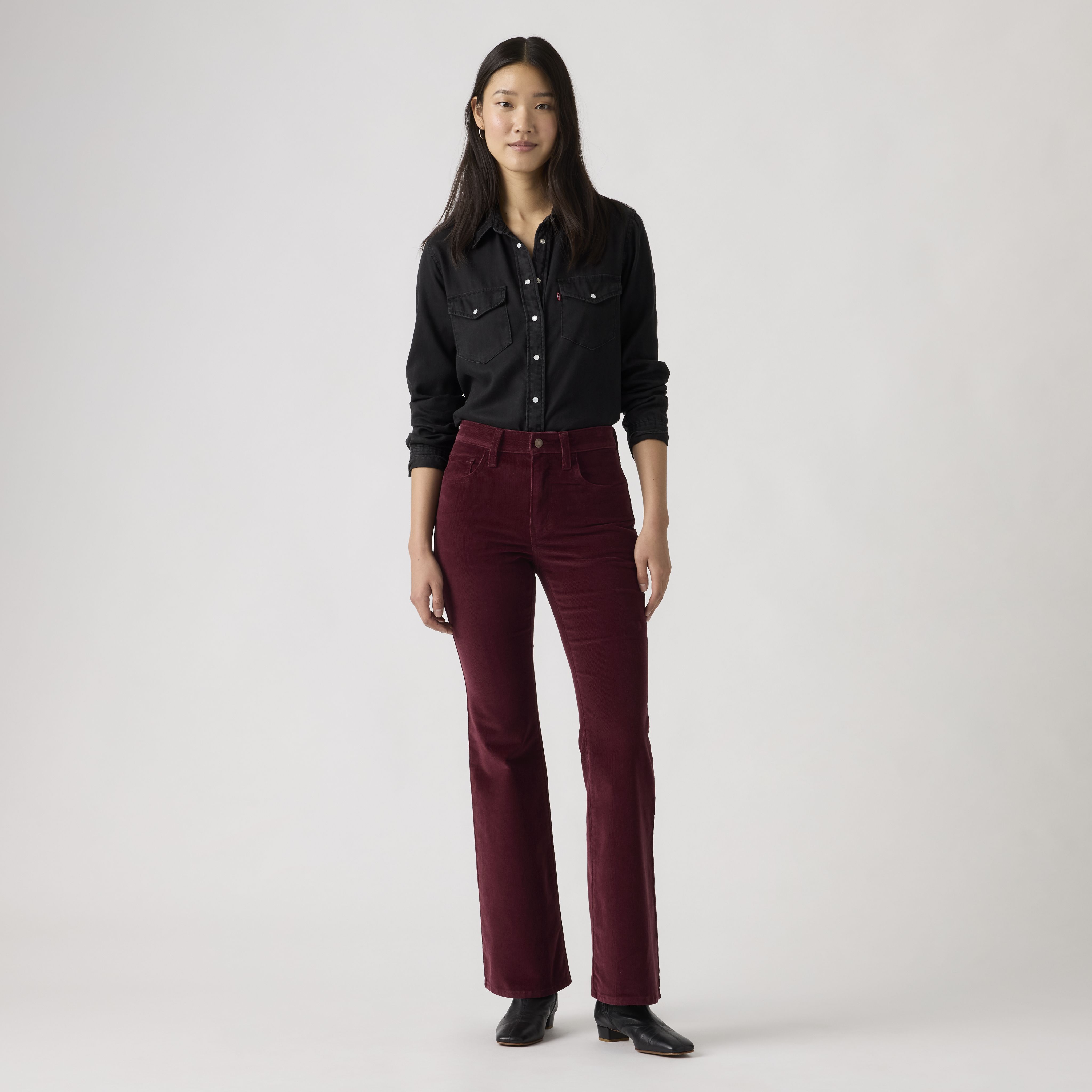 726 High-Rise Flare Corduroy Women's Pants 3