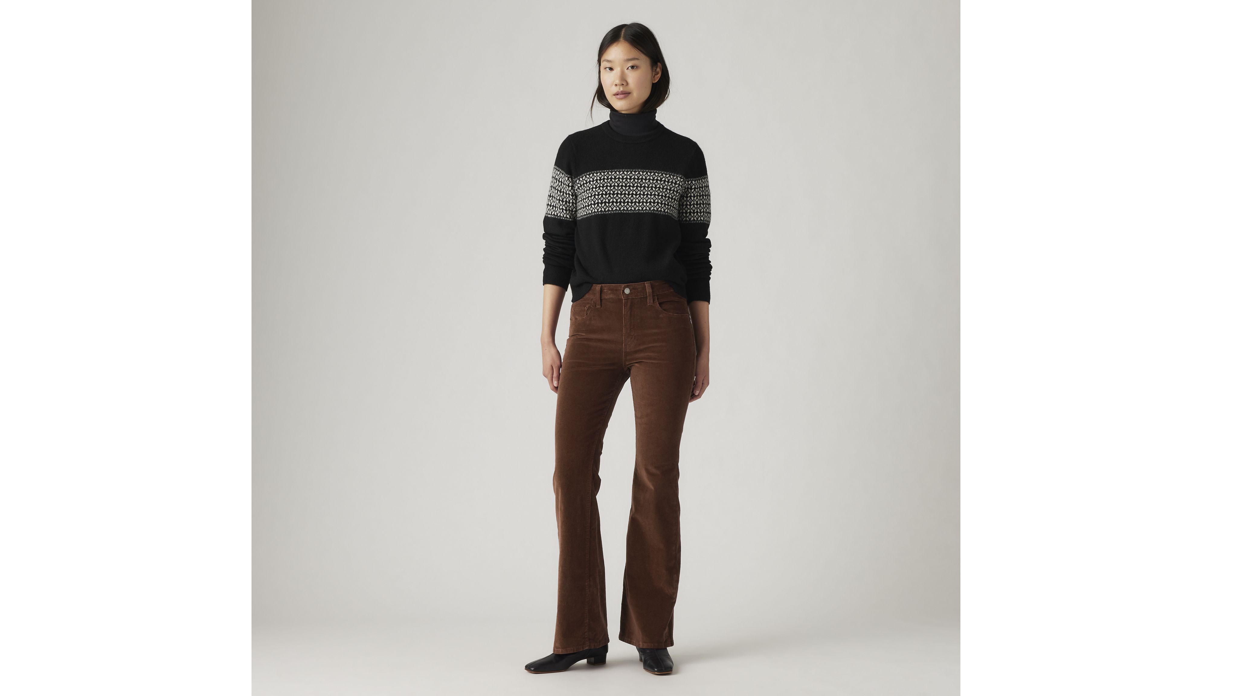 726 High-Rise Flare Corduroy Women's Pants 4