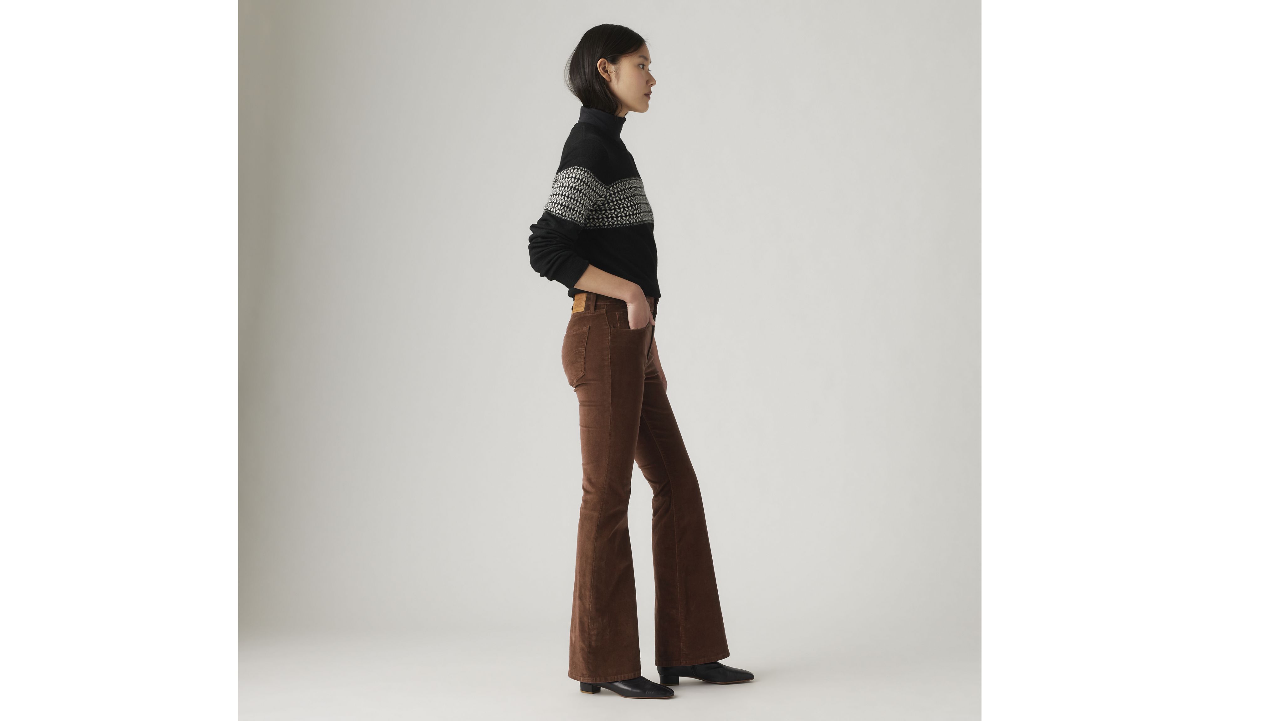 726 High-Rise Flare Corduroy Women's Pants 3