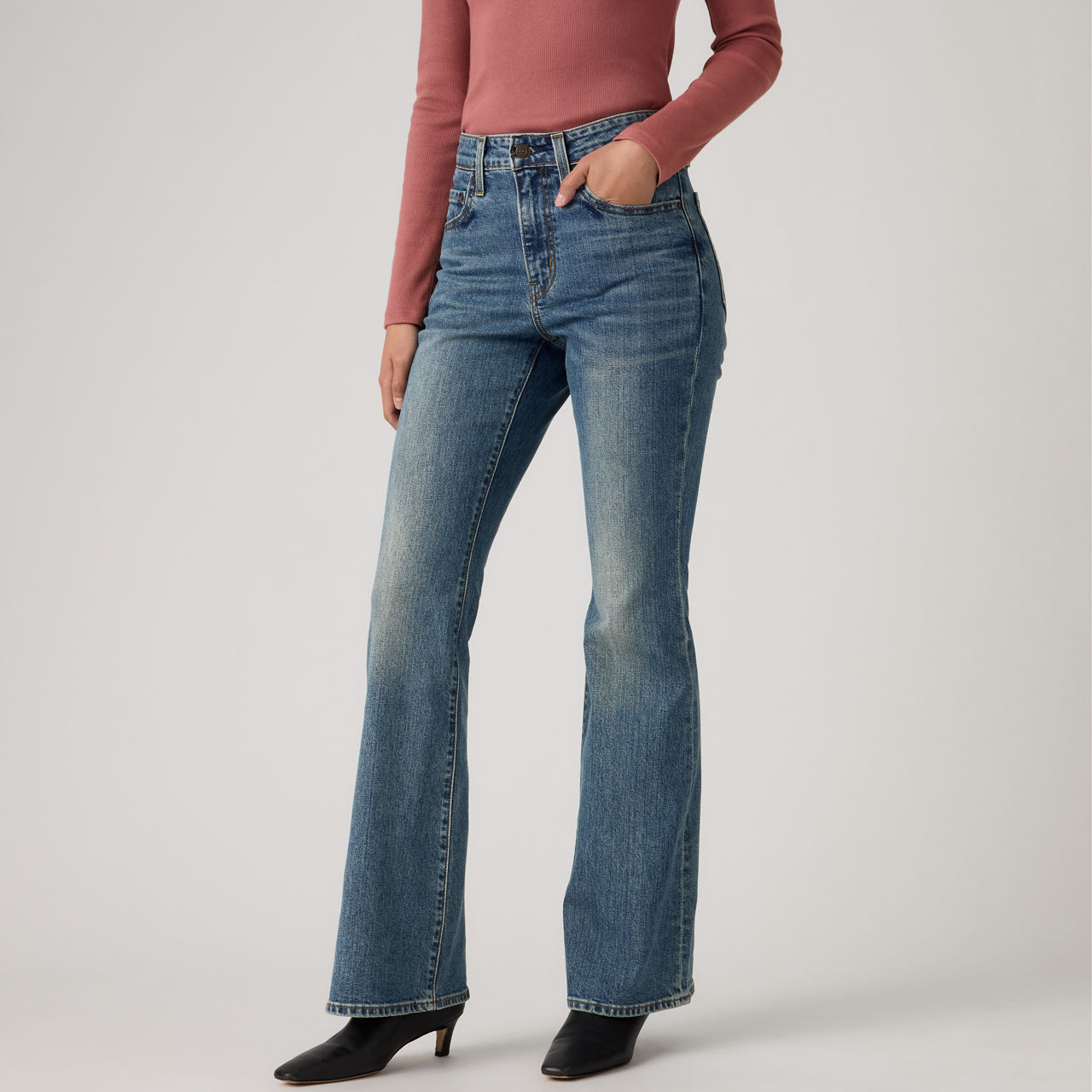 726™ High Rise Flare Jeans 2