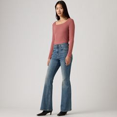 726 High-Rise Flare Women's Jeans — Face Right - Medium Wash 1