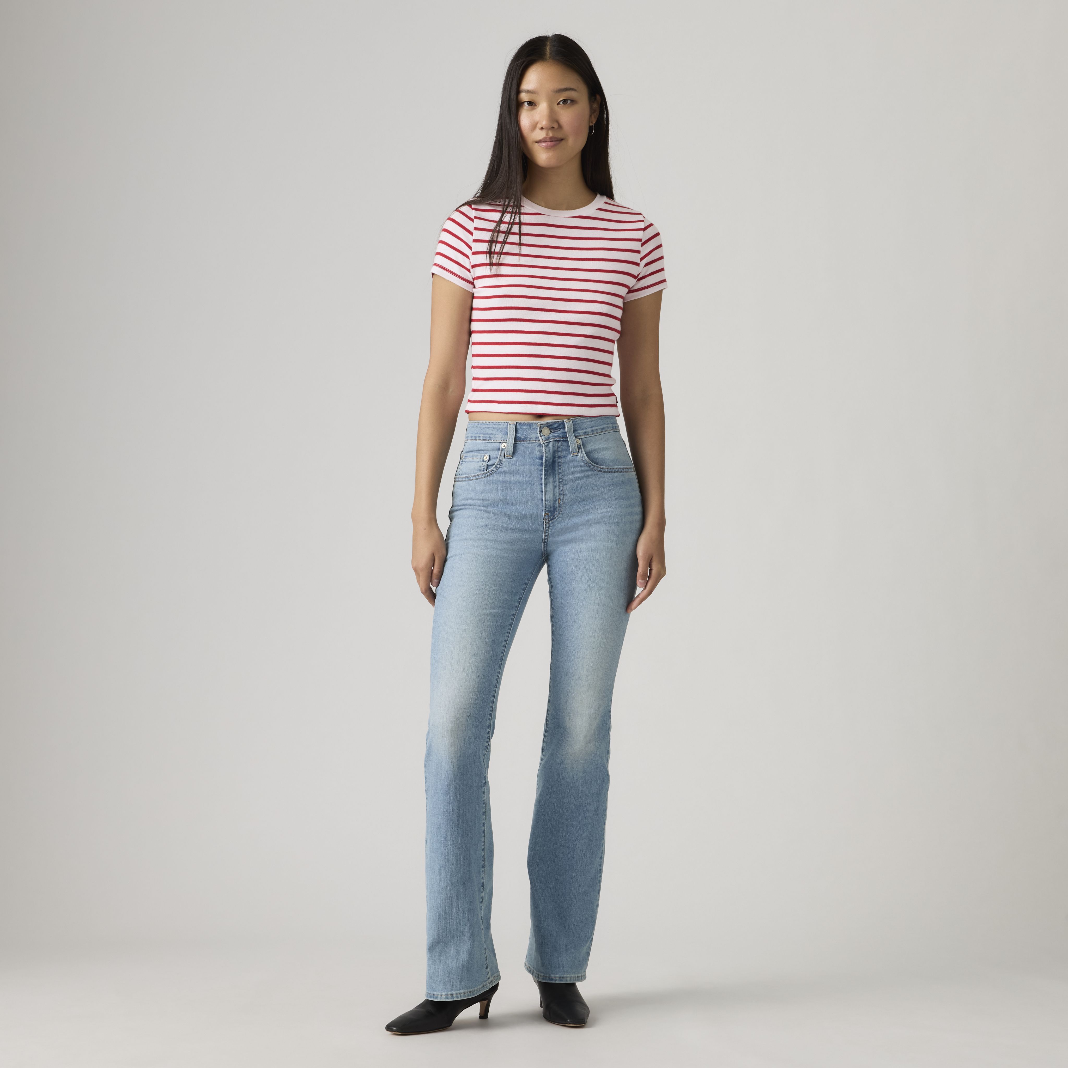 726™ High Rise Flare Jeans 1