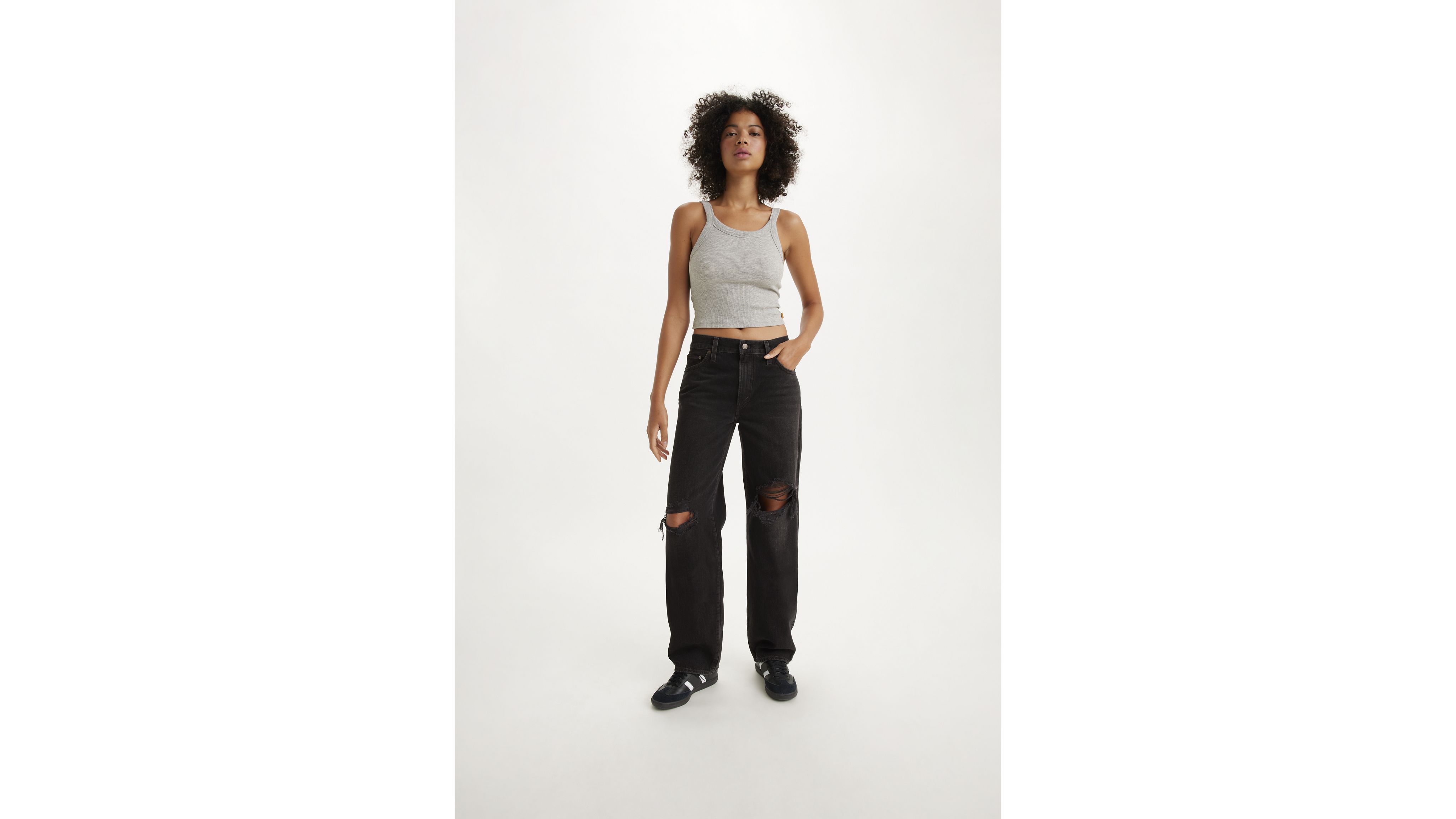Pantalon P'pa très ample côtelé pour femme 1
