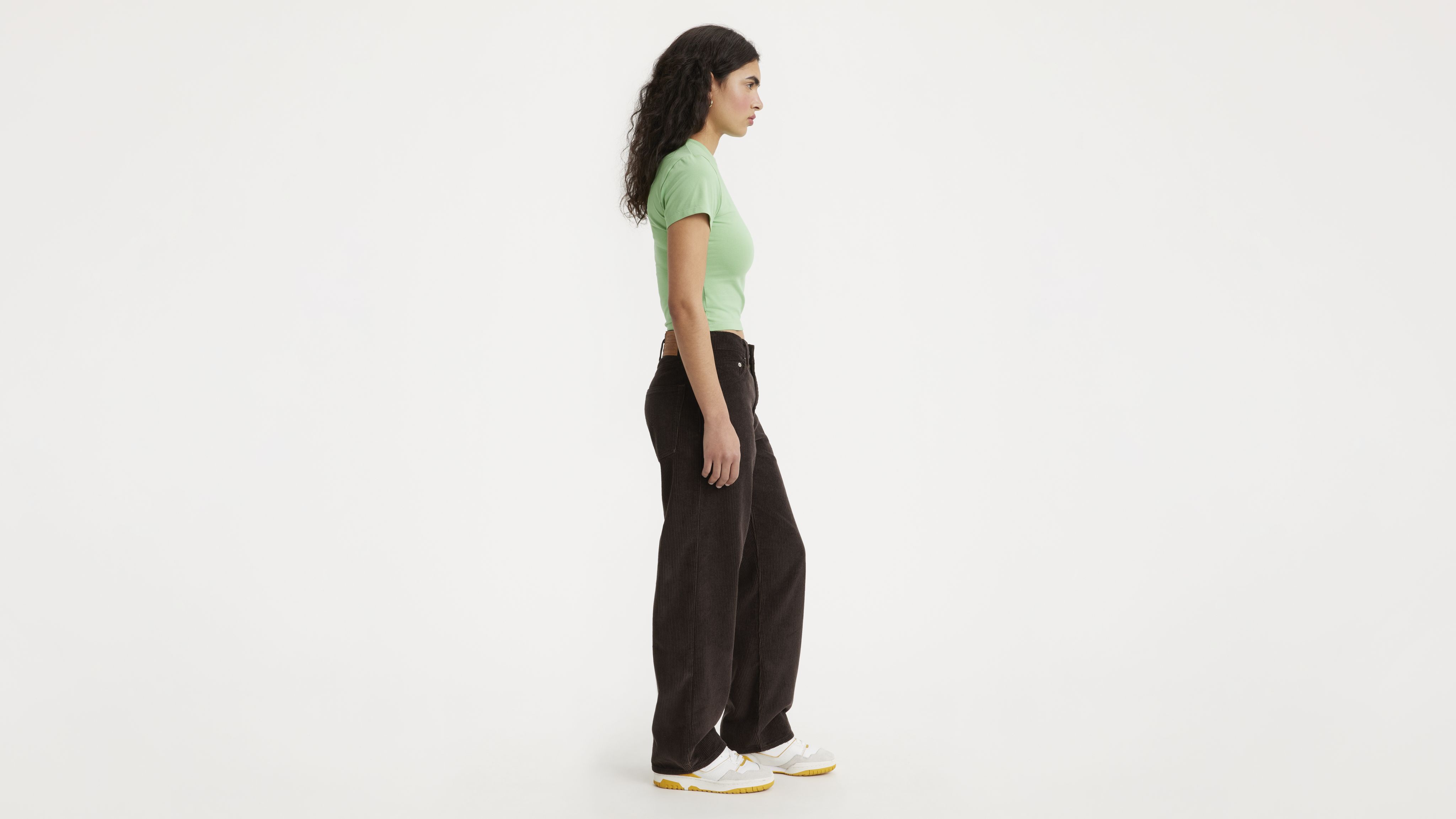 Baggy Dad Corduroy Women's Pants 4