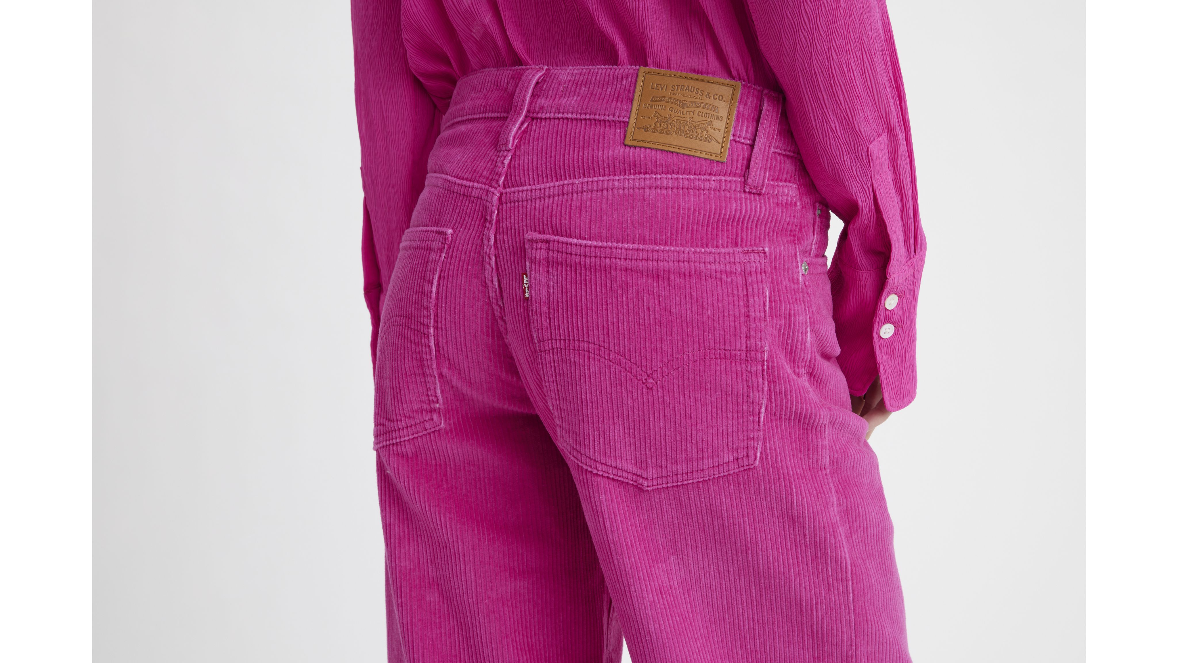 Baggy Dad Corduroy Women's Pants - Pink | Levi's® US
