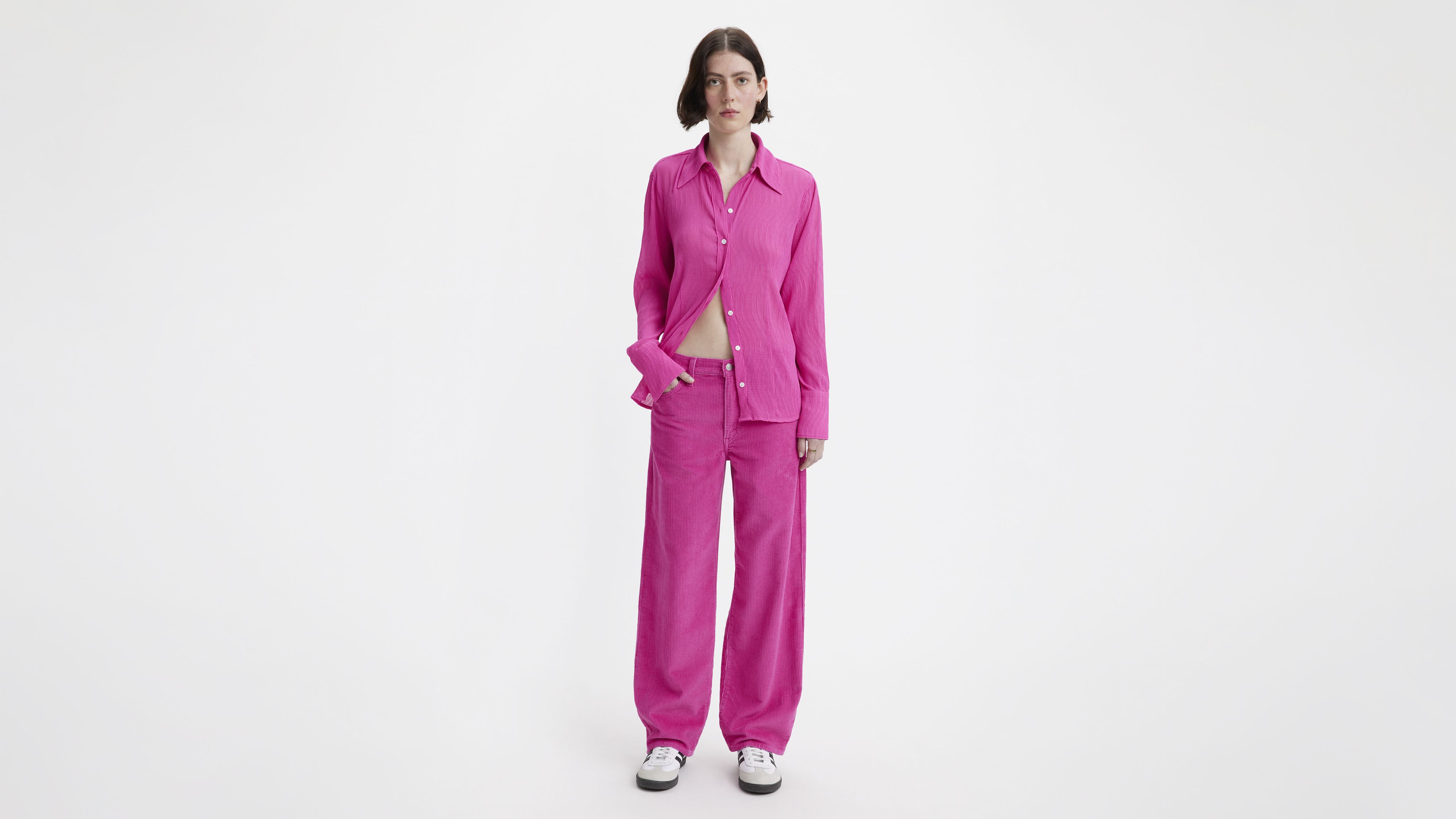 Baggy Dad Corduroy Women's Pants 5