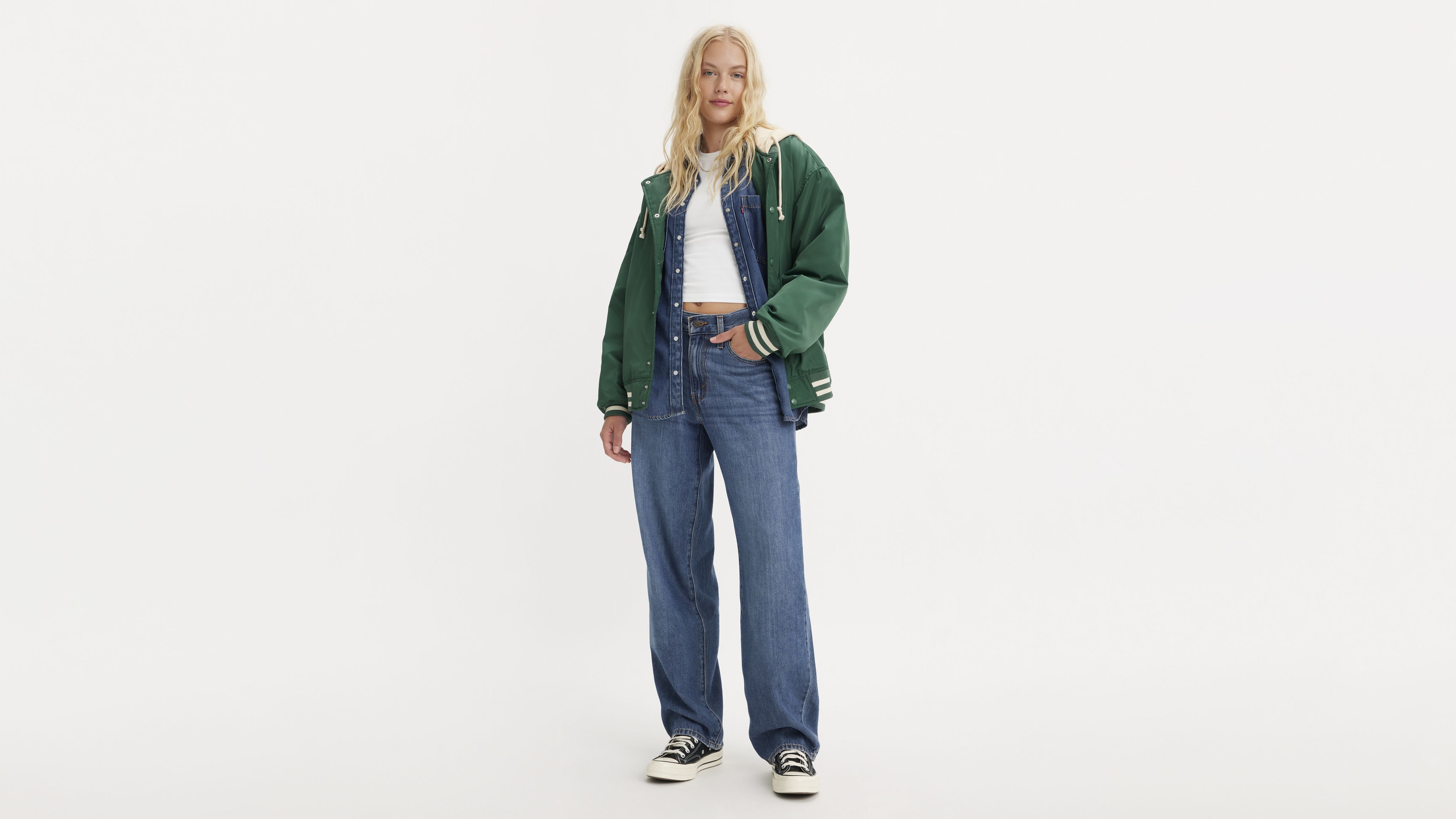 Baggy Dad Lightweight Jeans 1