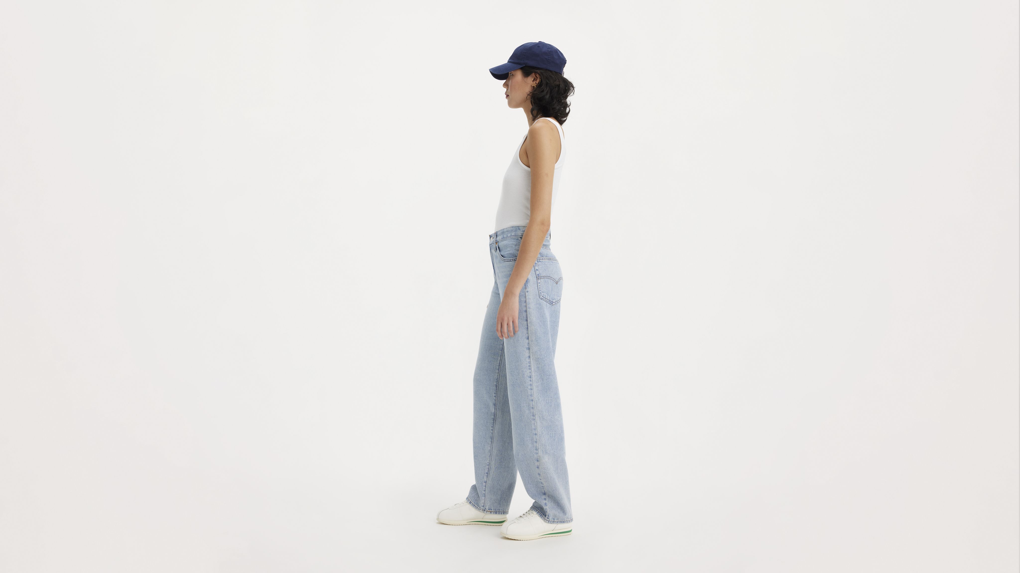 Baggy Dad Performance Cool Women's Jeans 2