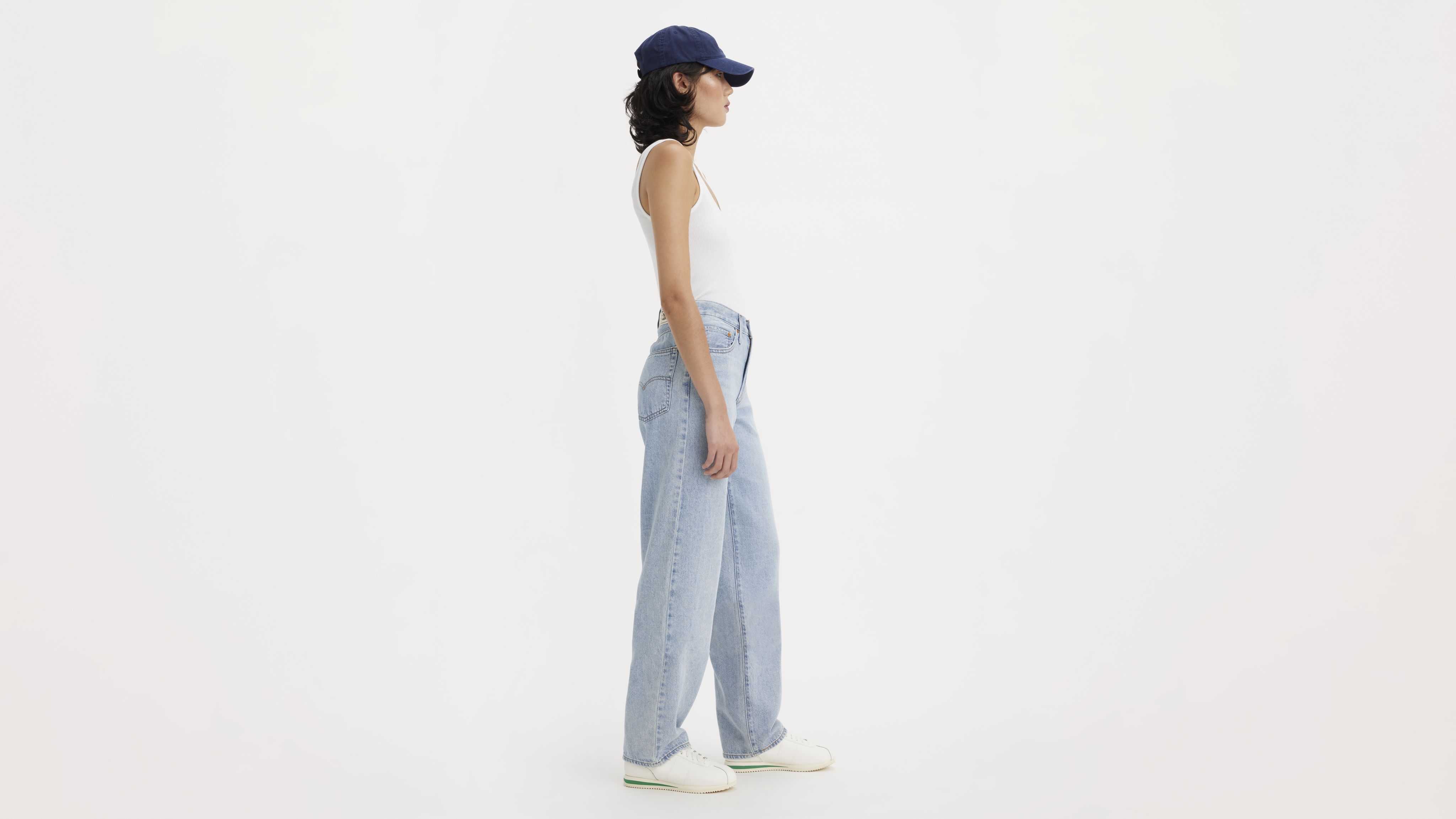 Baggy Dad Performance Cool Women's Jeans 4