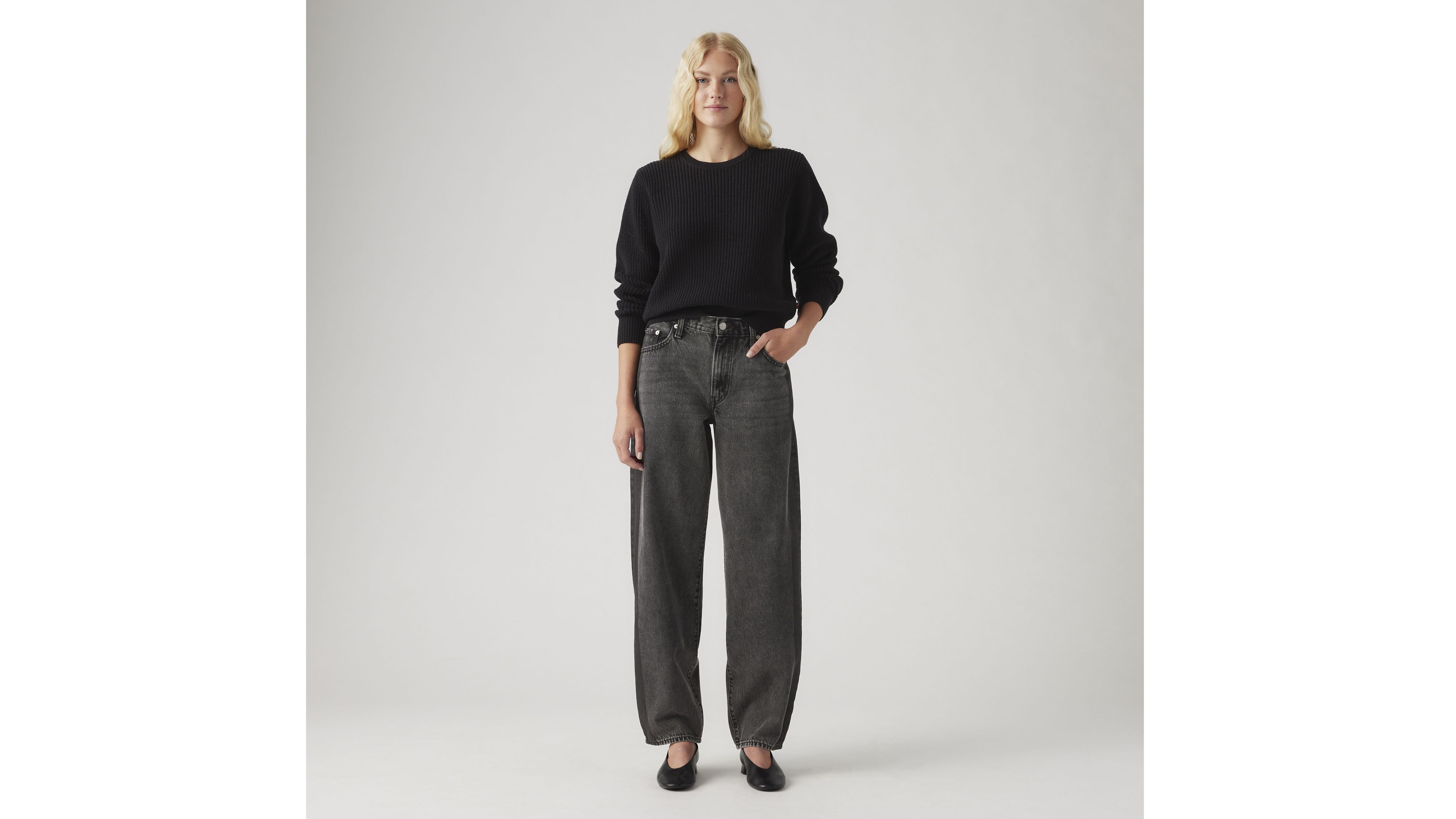 Baggy Dad Women's Jeans - Black | Levi's® US
