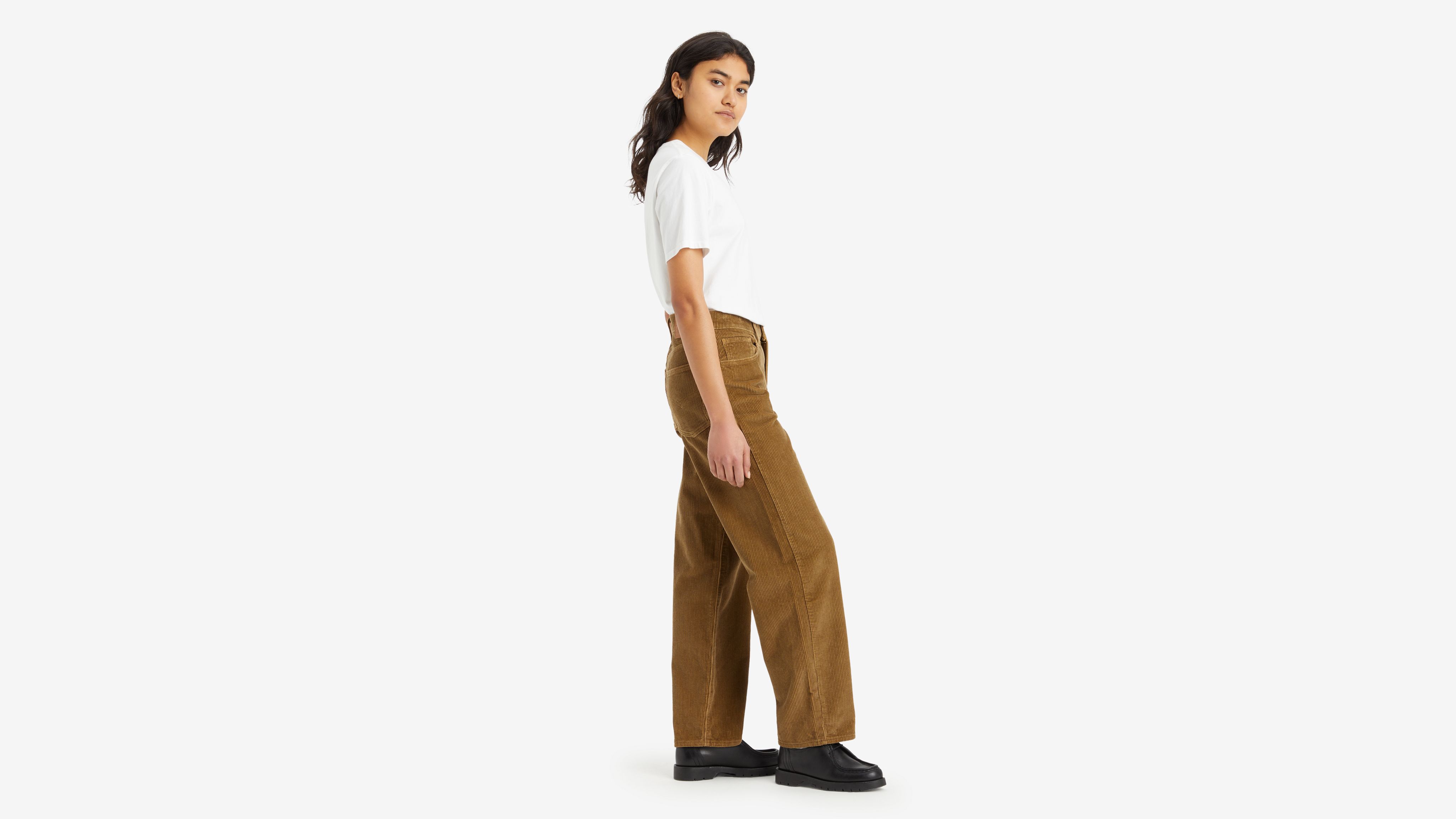 Baggy Dad Corduroy Women's Pants 1