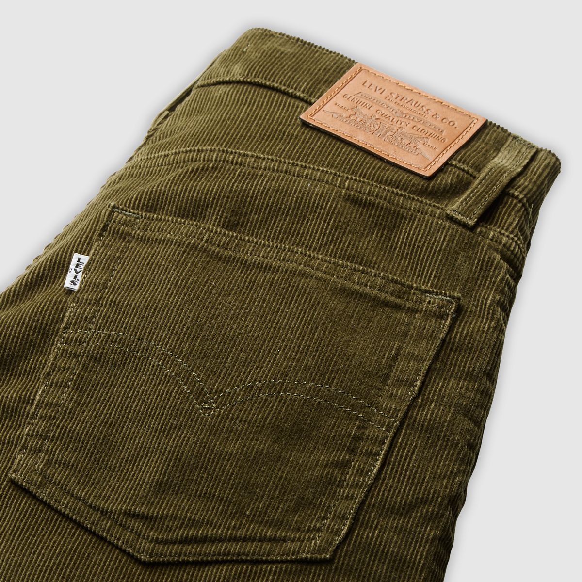 Baggy Dad Corduroy Women's Pants — Ivy Green - Green