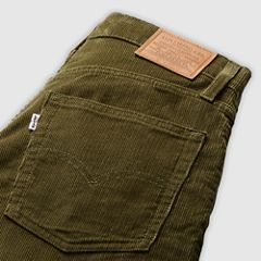 Baggy Dad Corduroy Women's Pants — Ivy Green - Green 7