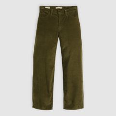 Baggy Dad Corduroy Women's Pants — Ivy Green - Green 6