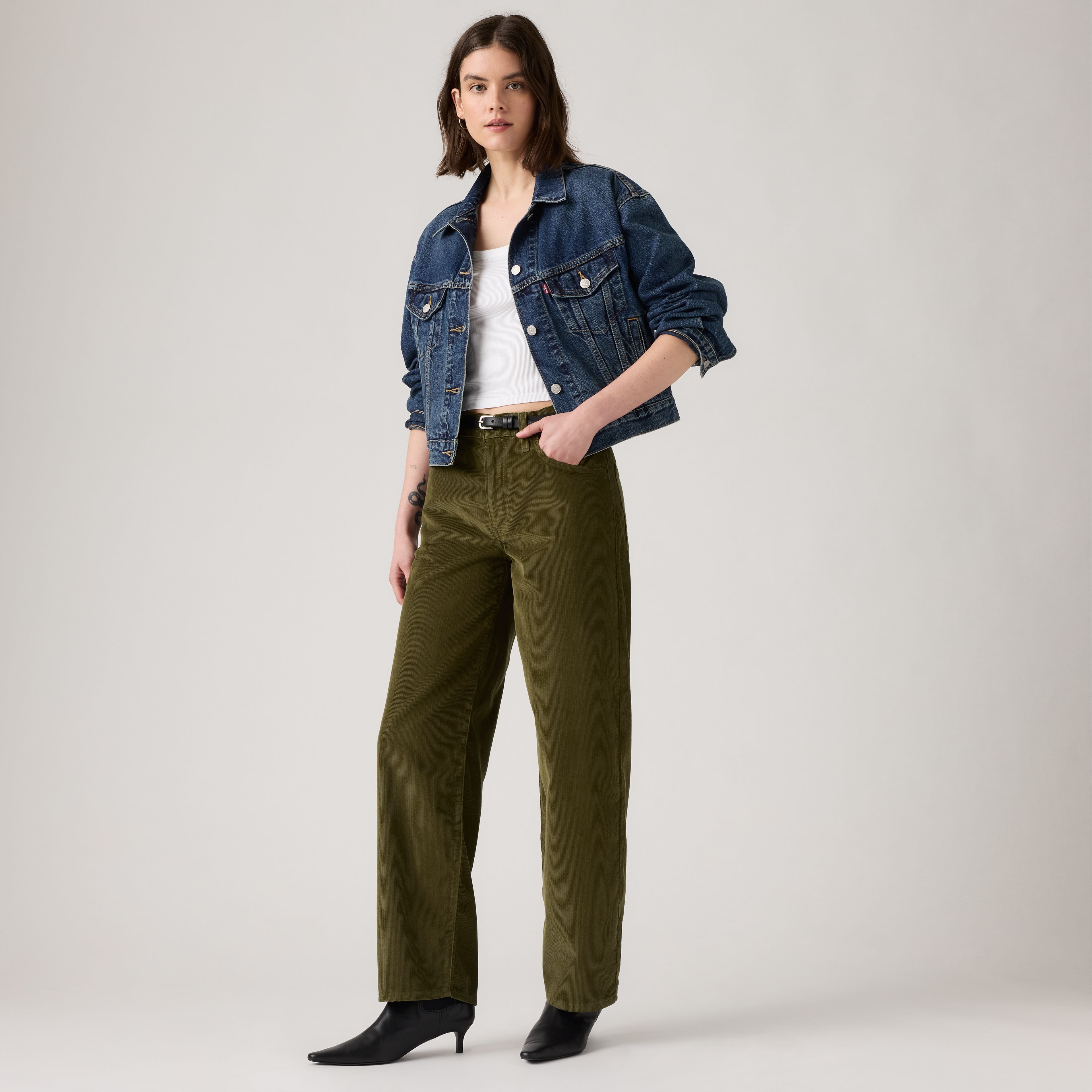 Baggy Dad Corduroy Women's Pants