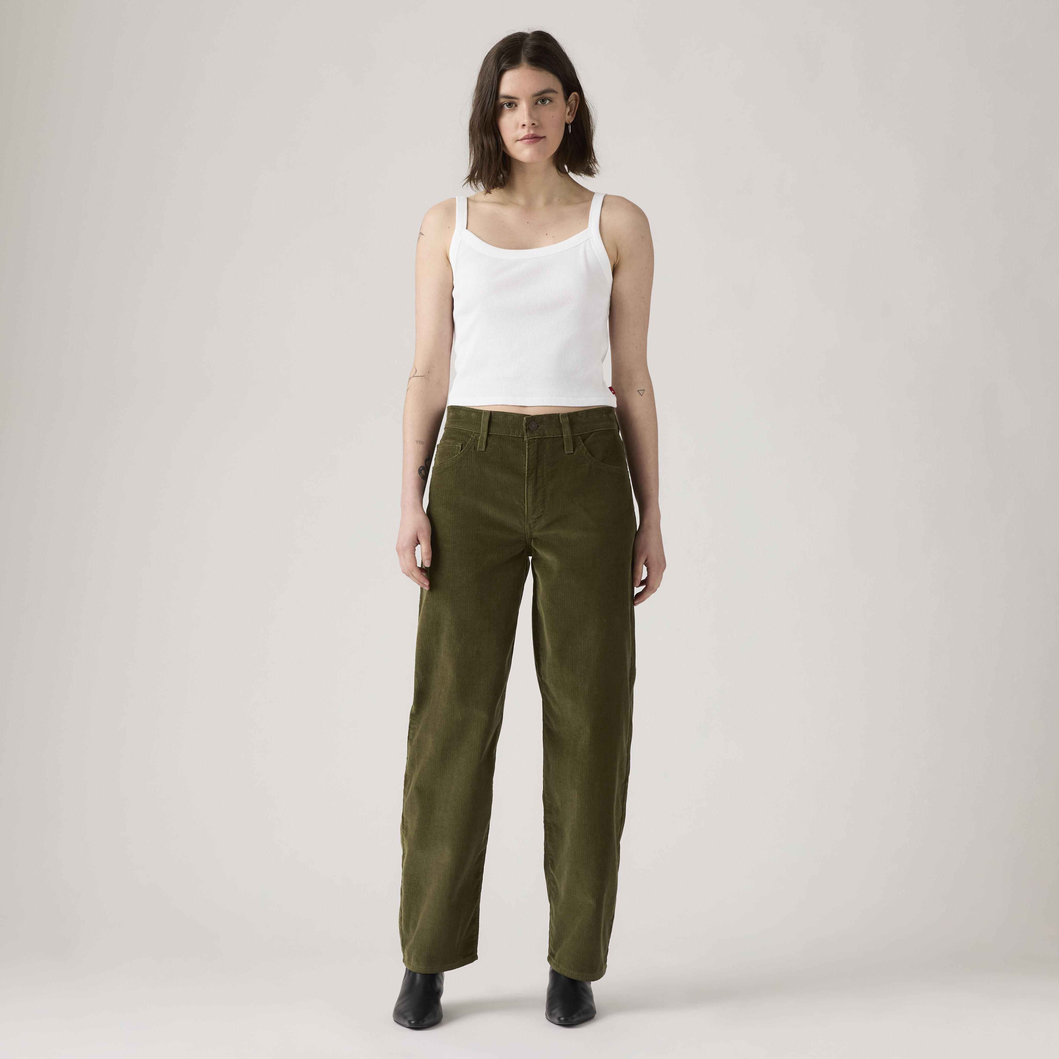 Baggy Dad Corduroy Women's Pants 5