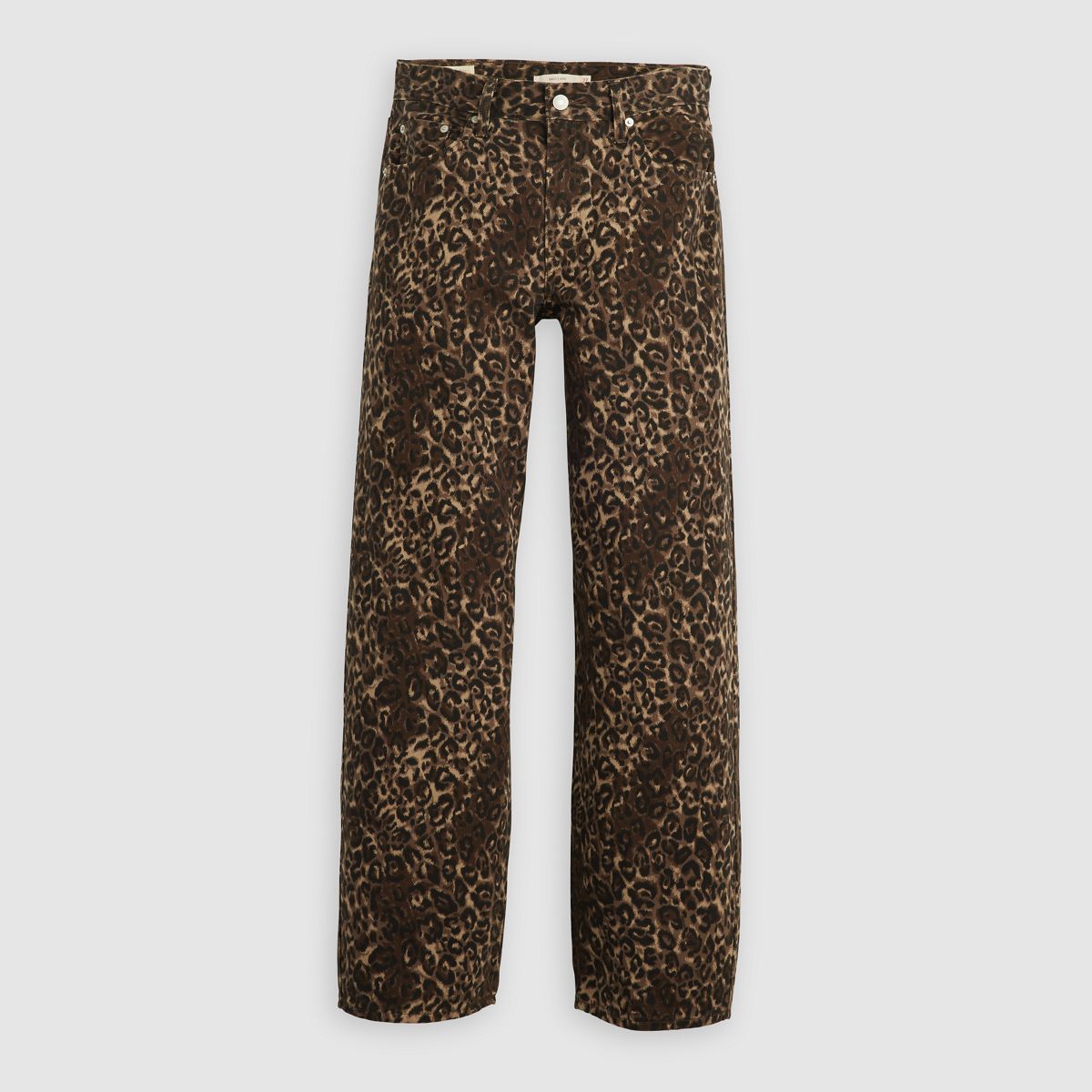 Baggy Dad Women's Jeans — Cat Eyes - Brown