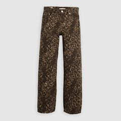Baggy Dad Women's Jeans — Cat Eyes - Brown 6