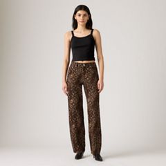 Baggy Dad Women's Jeans — Cat Eyes - Brown 5