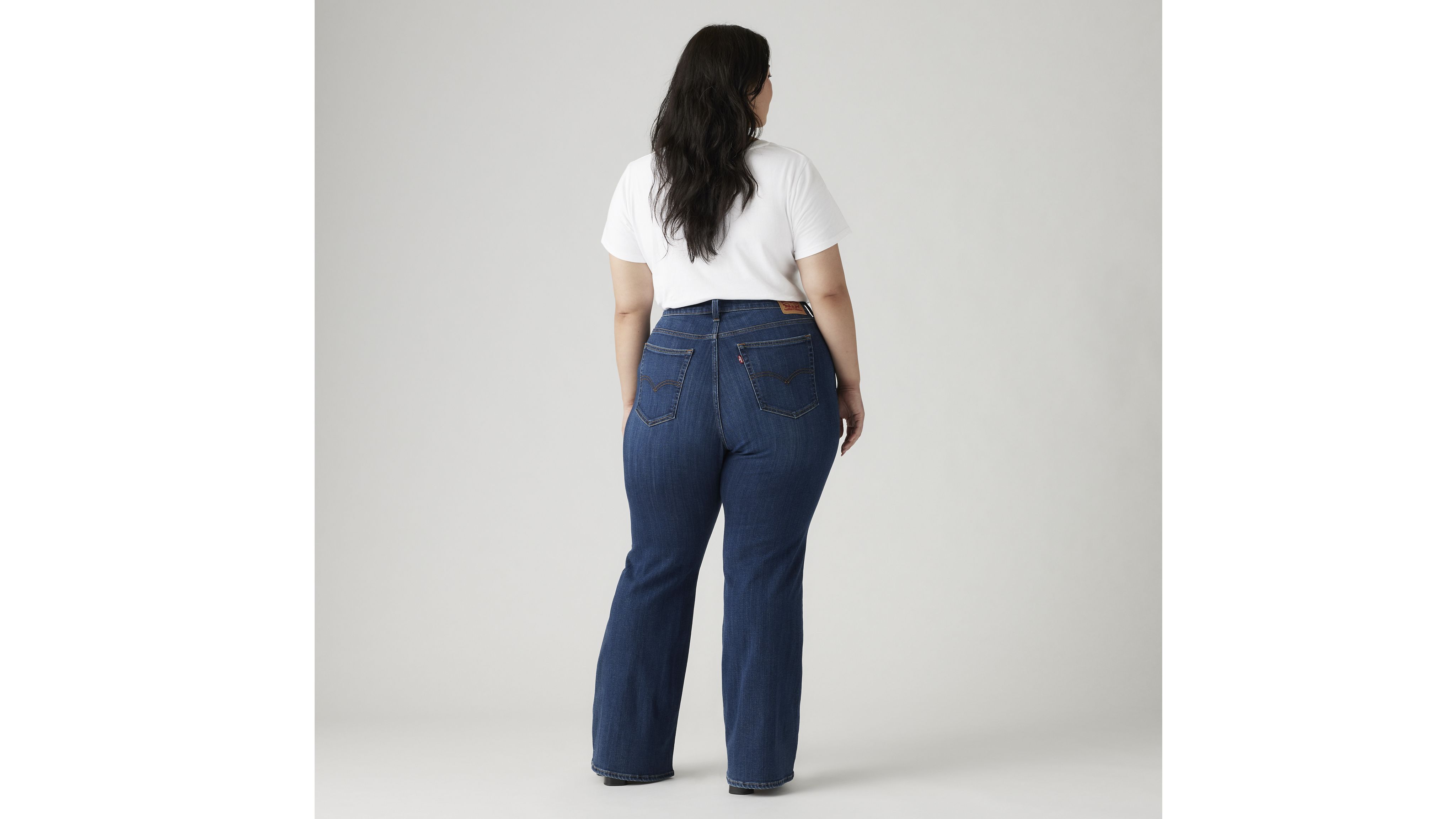 726 High Rise Flare Women's Jeans (Plus Size) 3