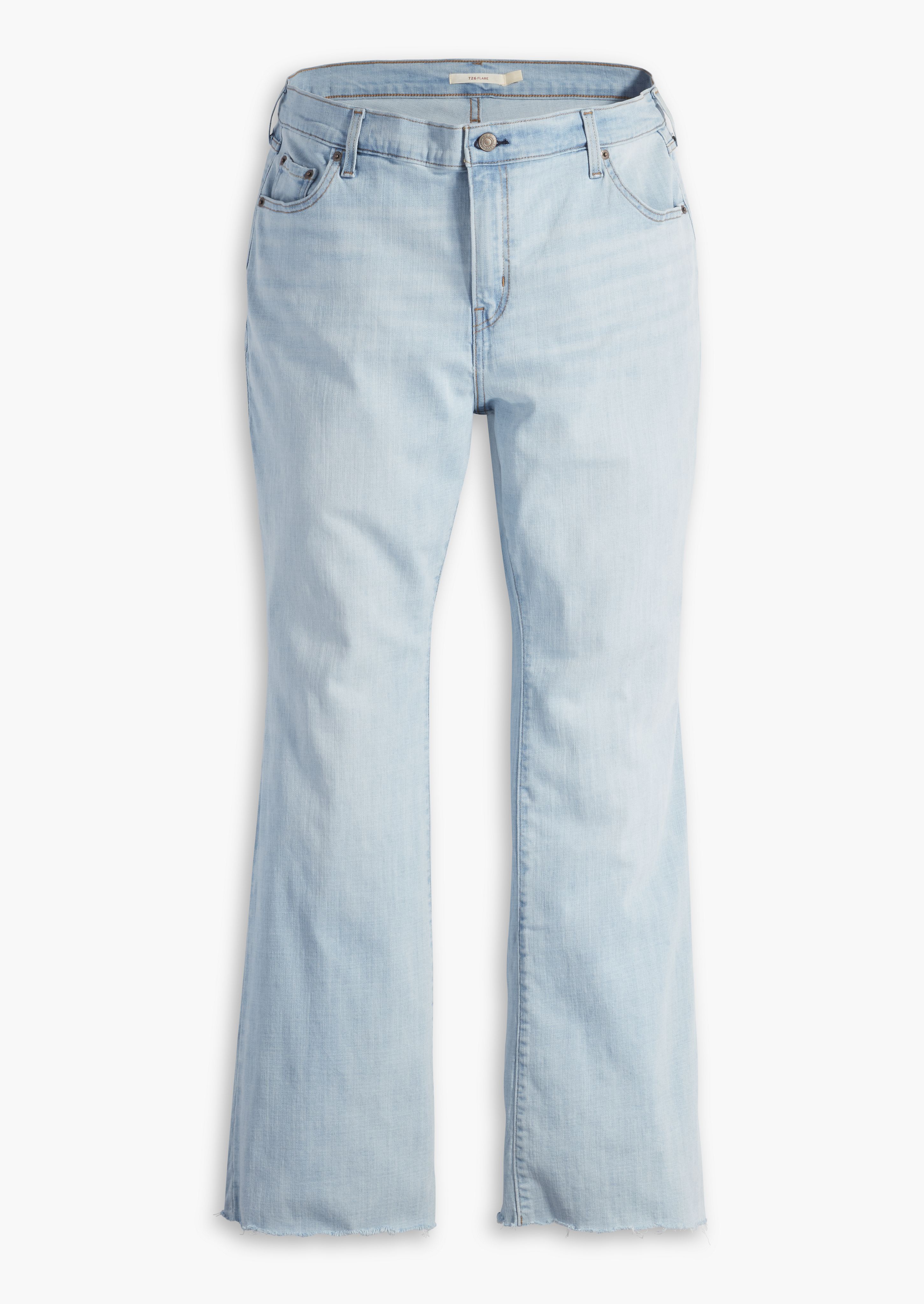 726 High Rise Flare Women's Jeans (Plus Size) 4