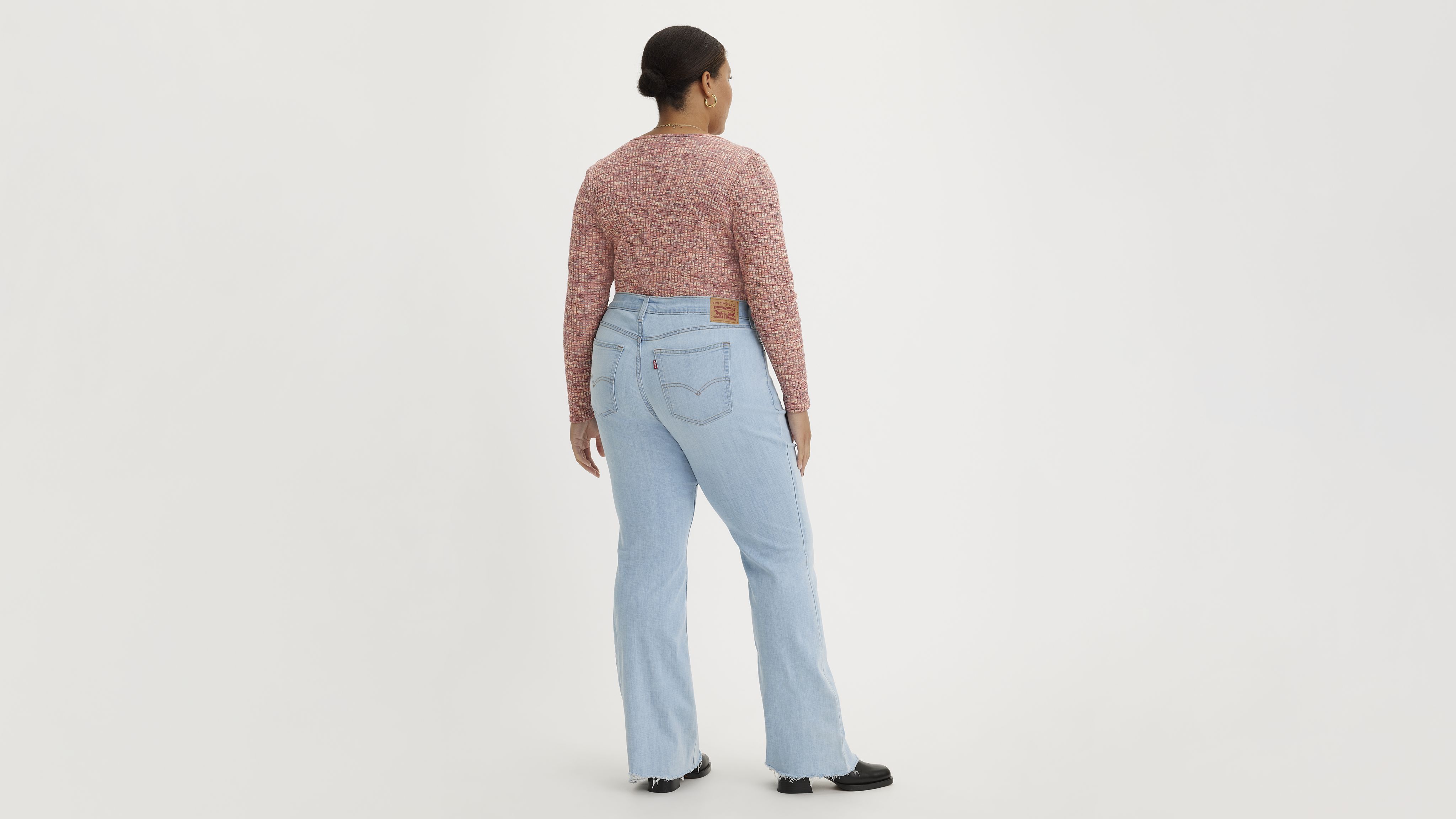 726 High Rise Flare Women's Jeans (Plus Size) 3