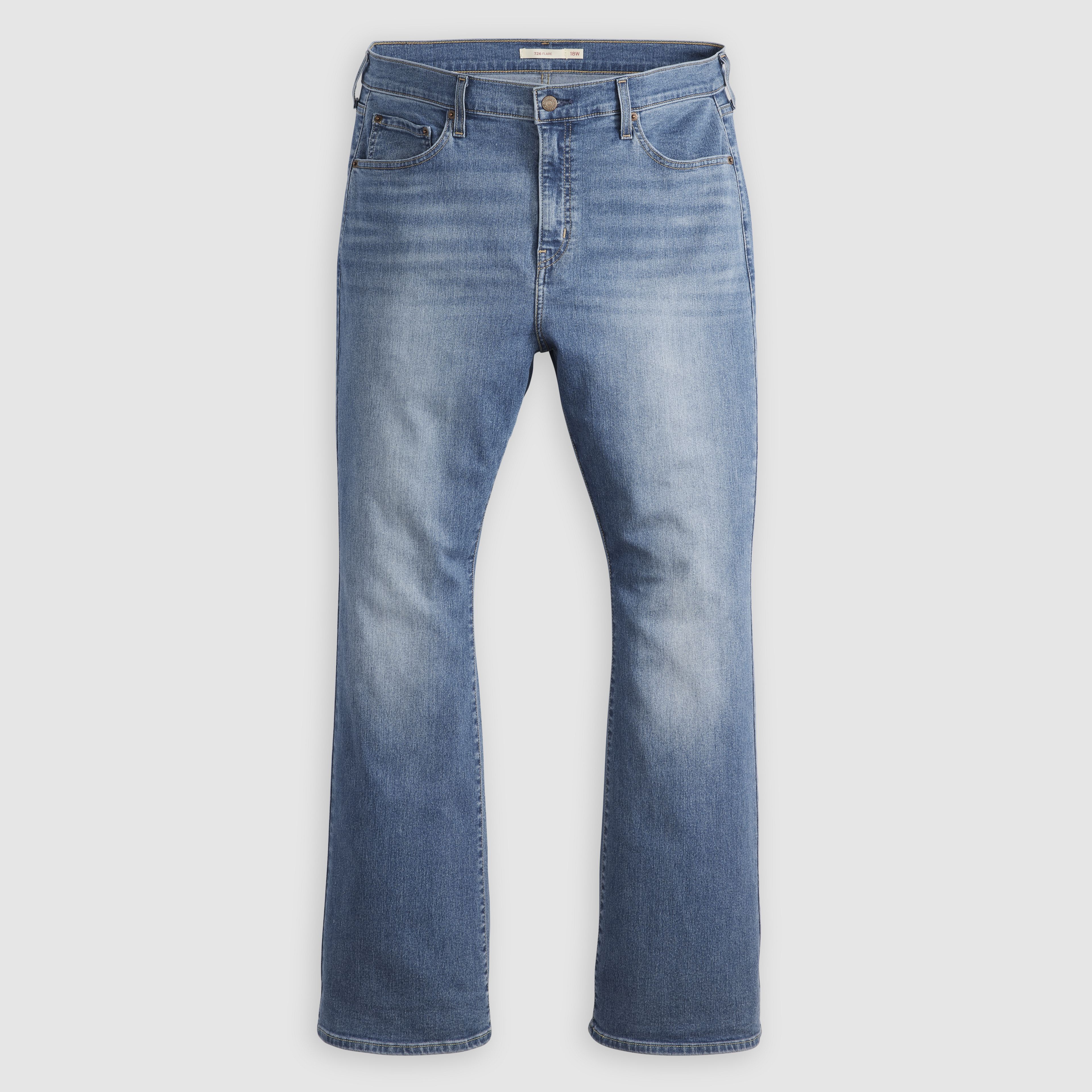 726 High Rise Flare Women's Jeans (Plus Size)