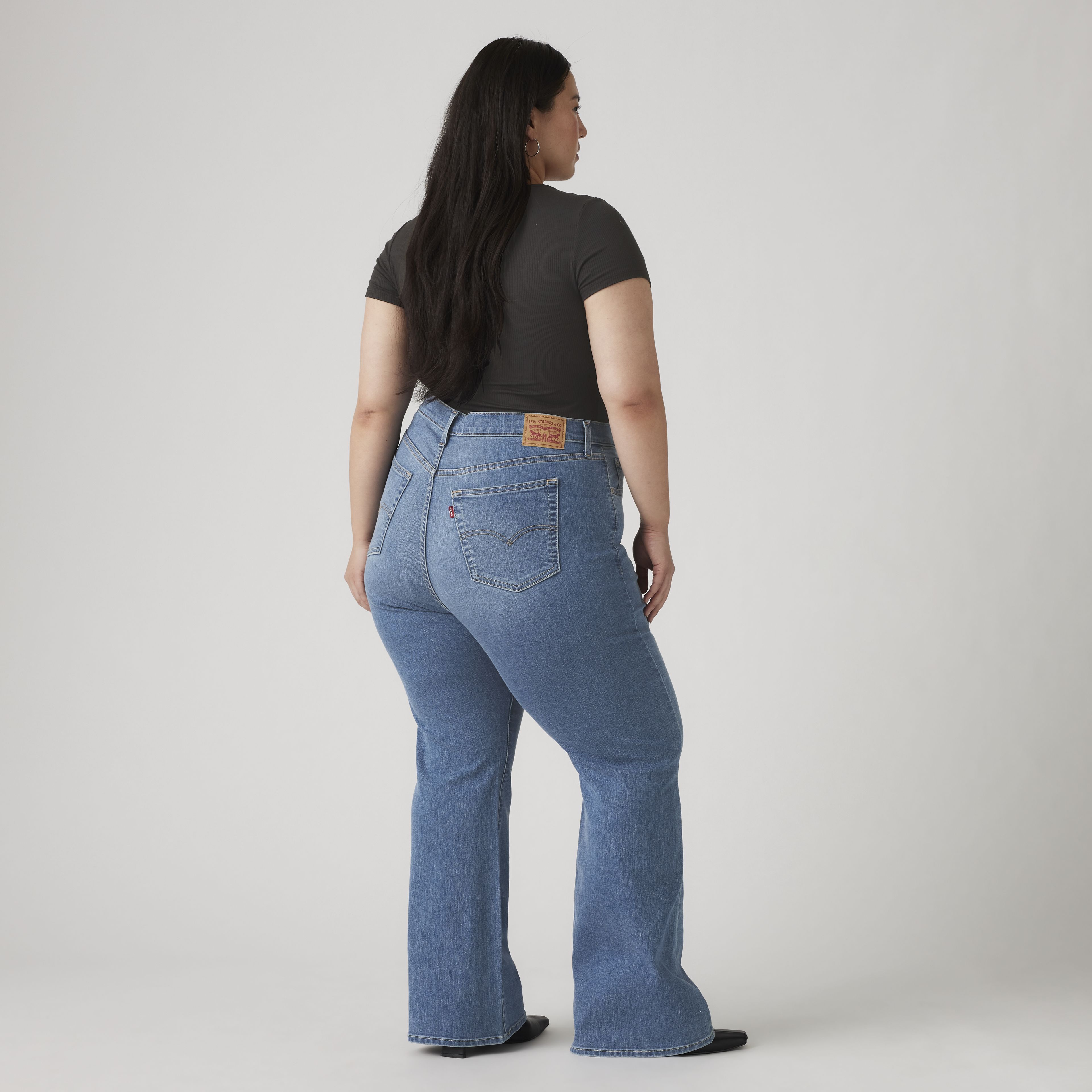 726 High Rise Flare Women's Jeans (Plus Size)