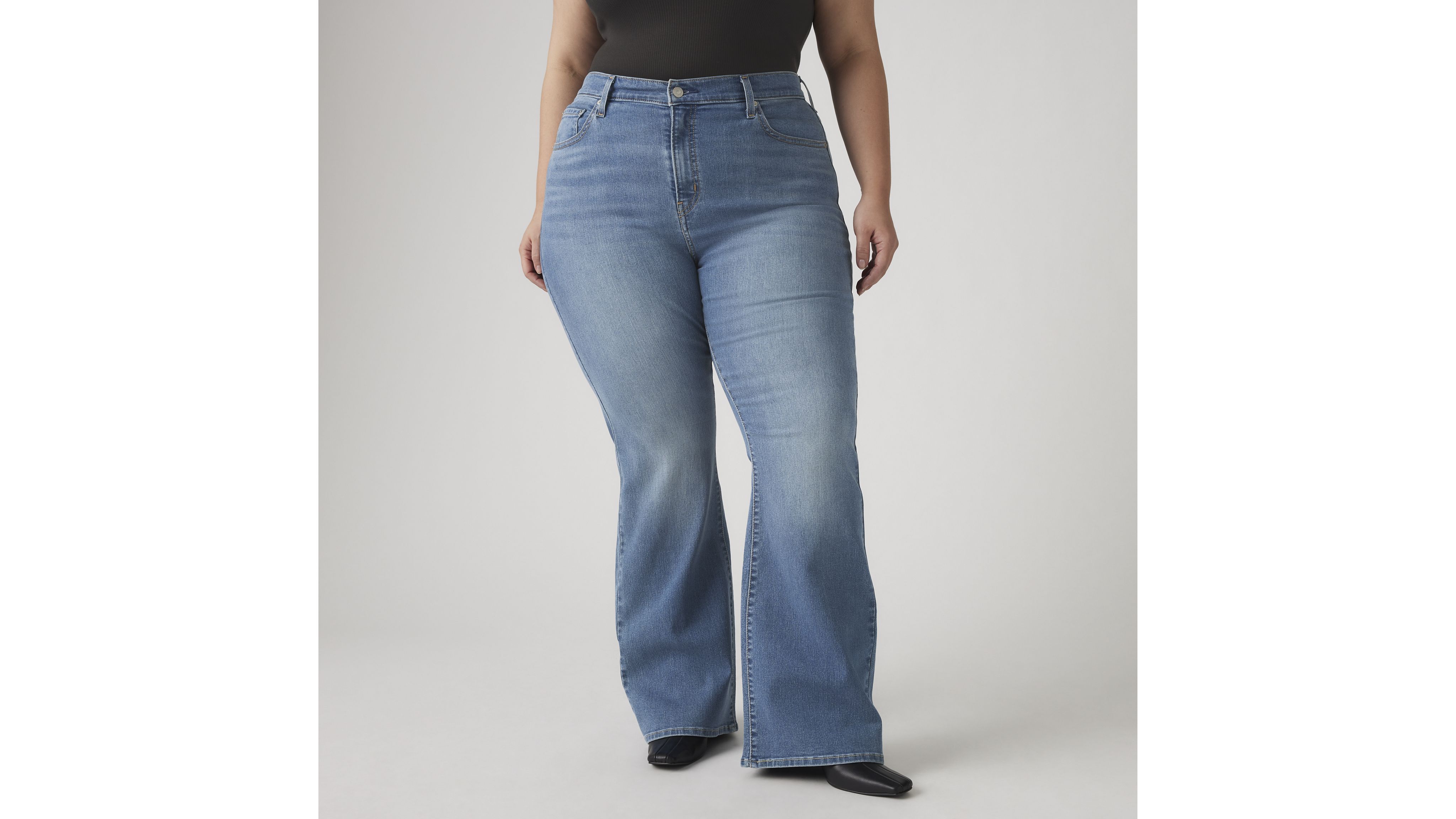 726 High Rise Flare Women's Jeans (Plus Size) 5