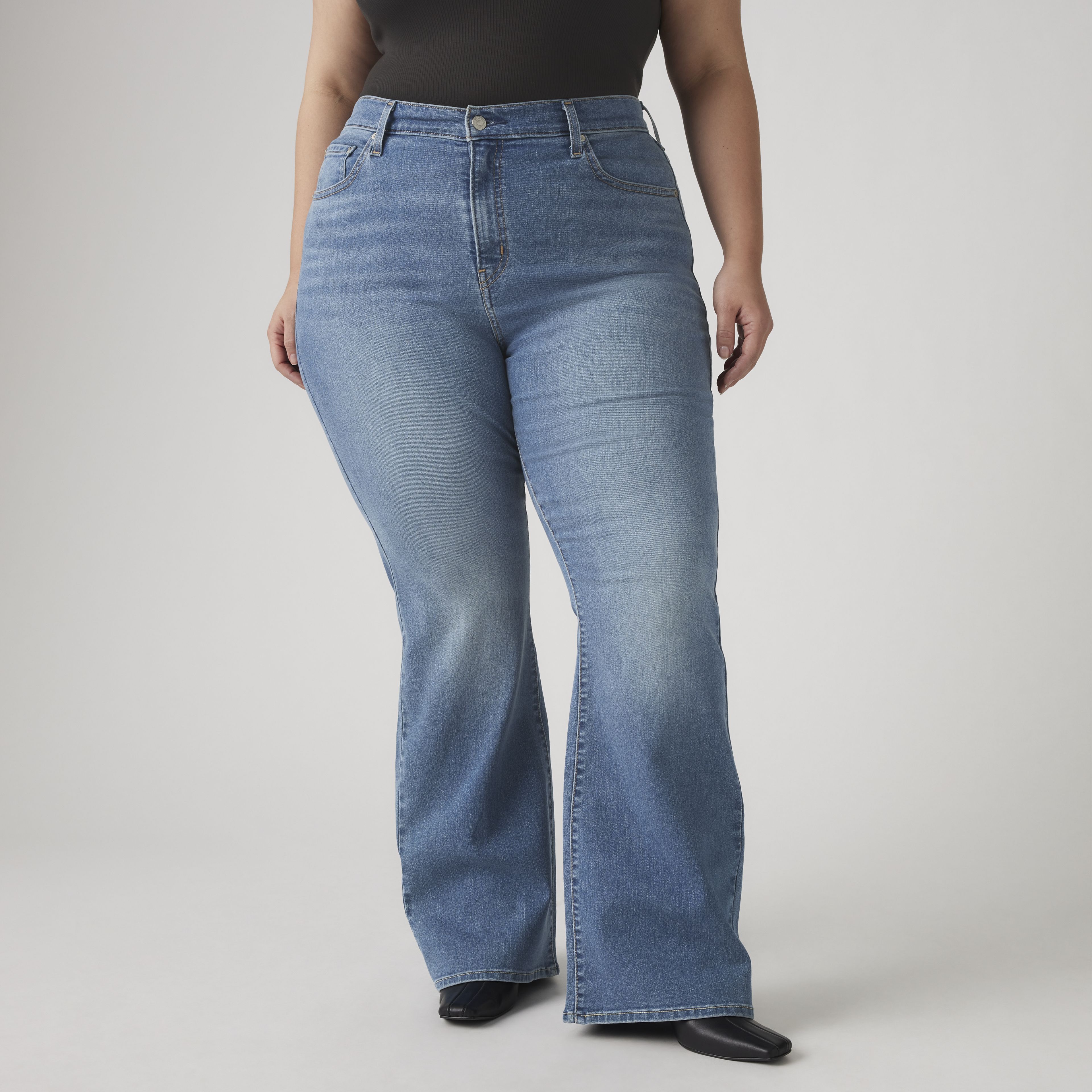 726 High Rise Flare Women's Jeans (Plus Size)