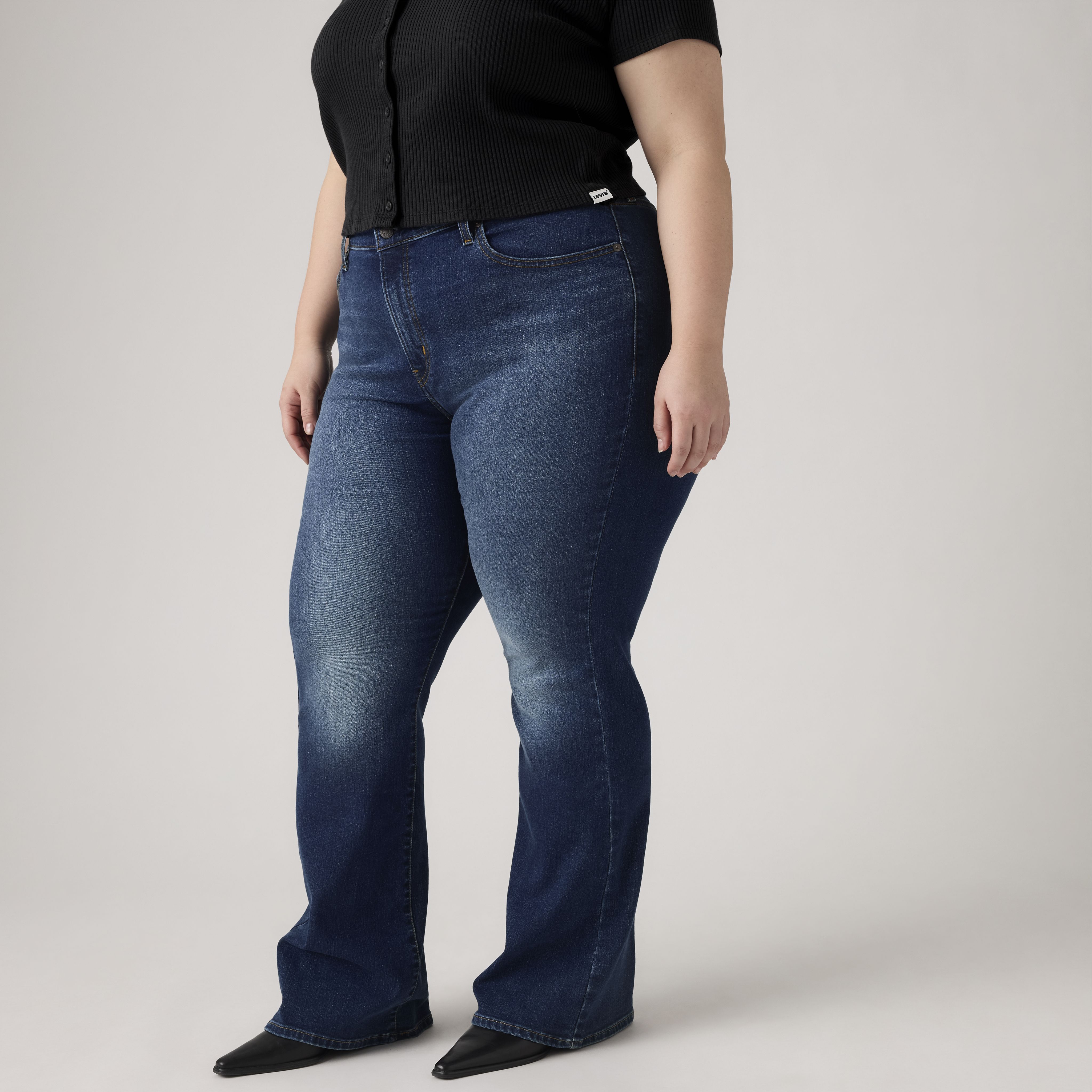 726 High-Rise Flare Women's Jeans (Plus Size) 5