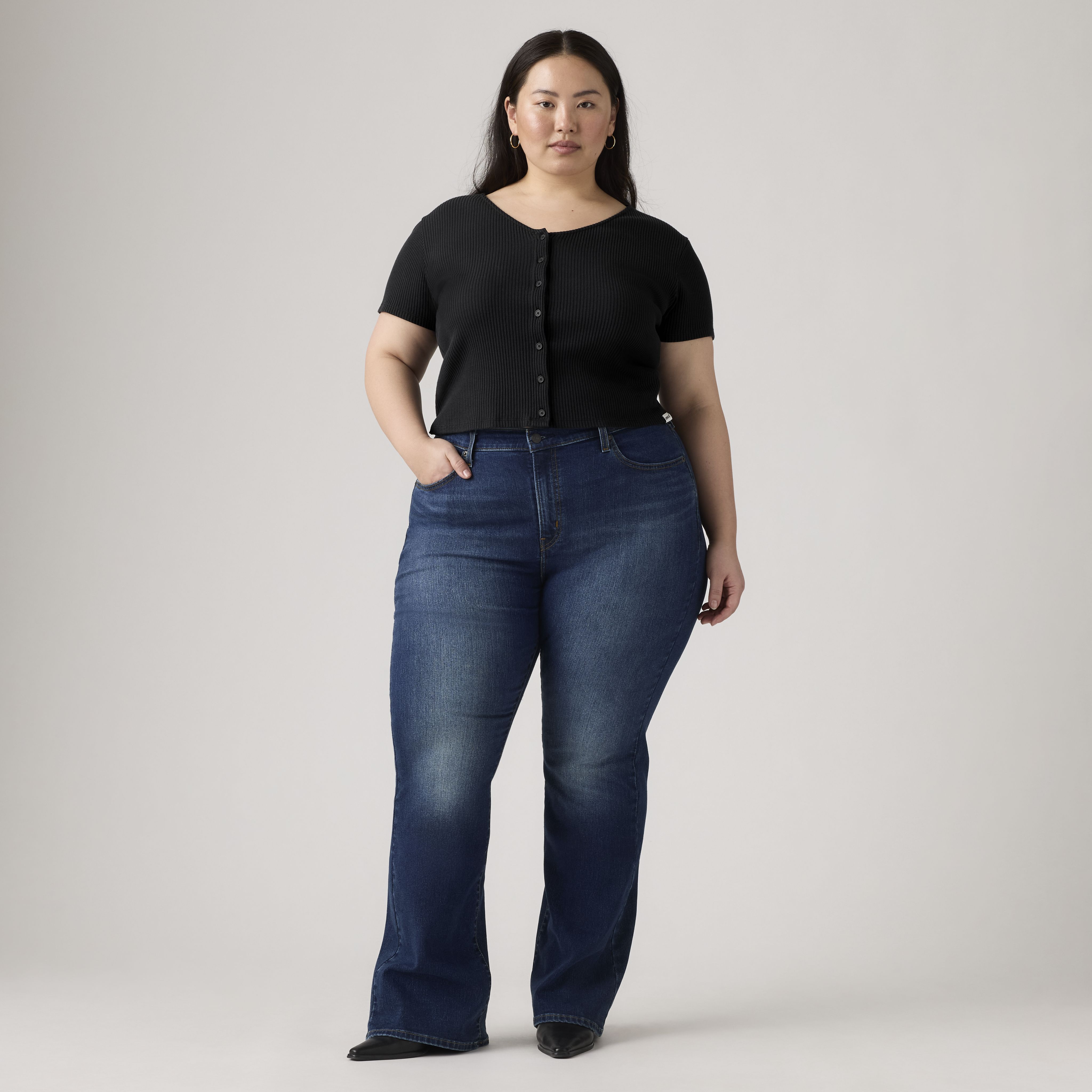 726 High-Rise Flare Women's Jeans (Plus Size) 12