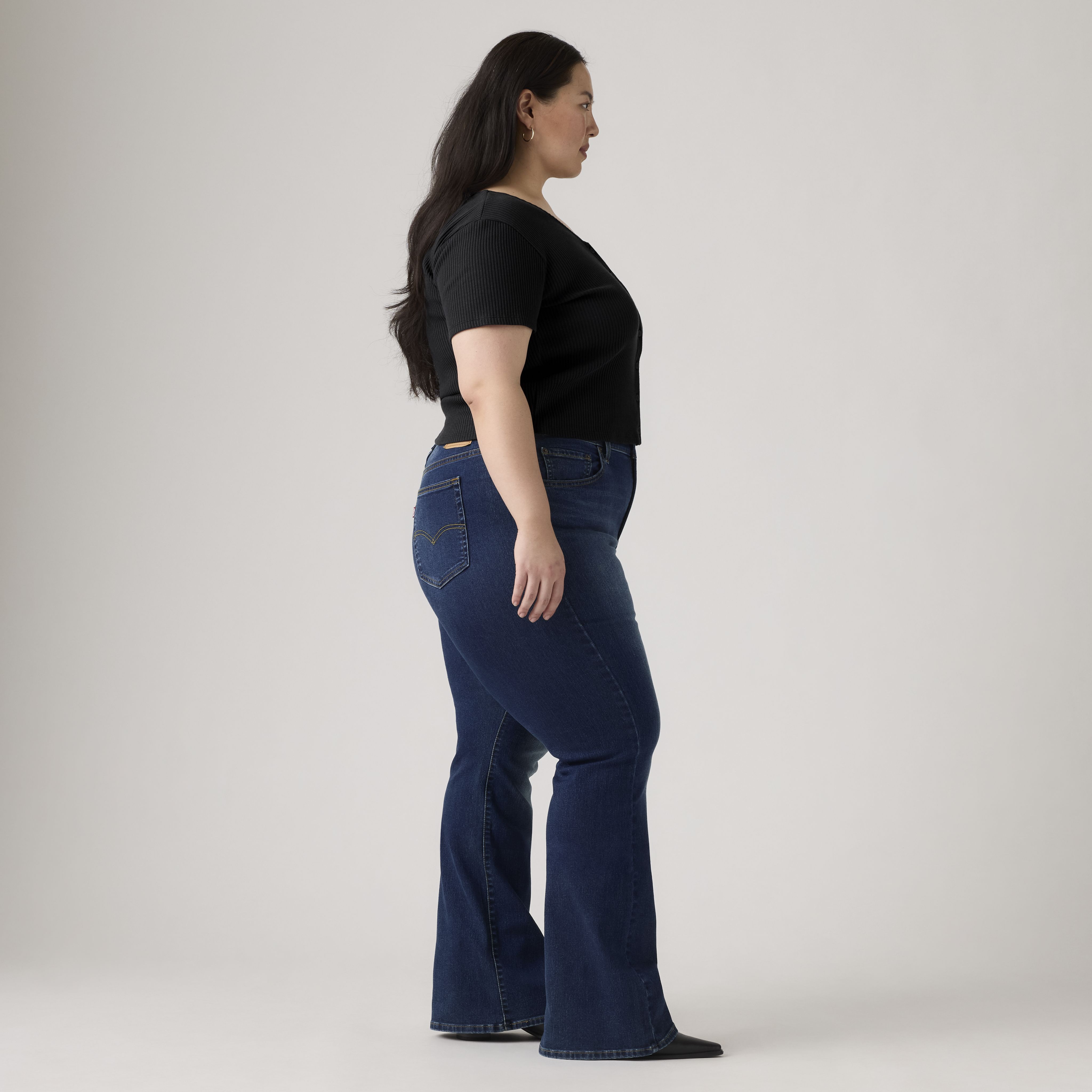 726 High-Rise Flare Women's Jeans (Plus Size) 3