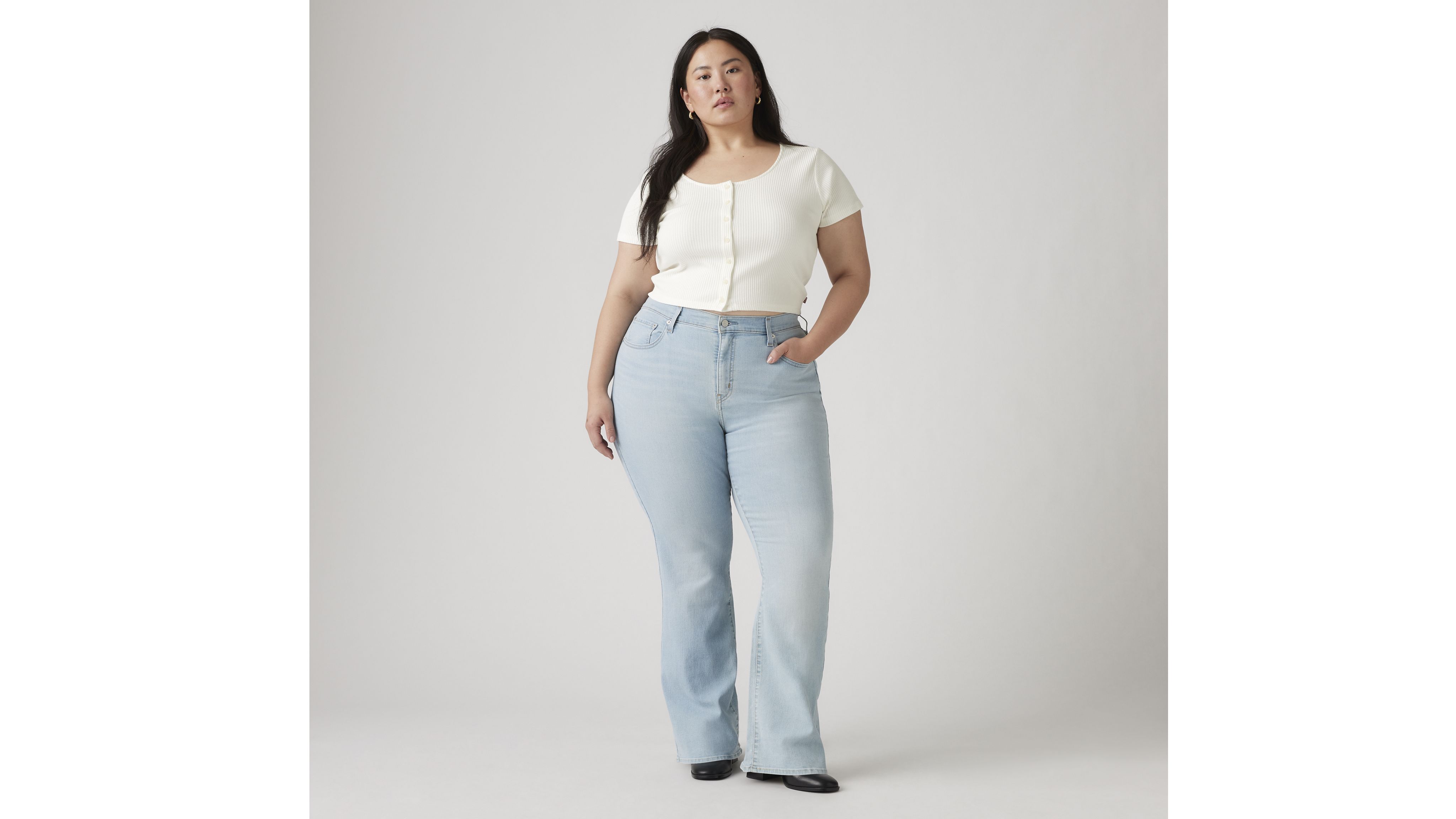 726 High-Rise Flare Women's Jeans (Plus Size) 2