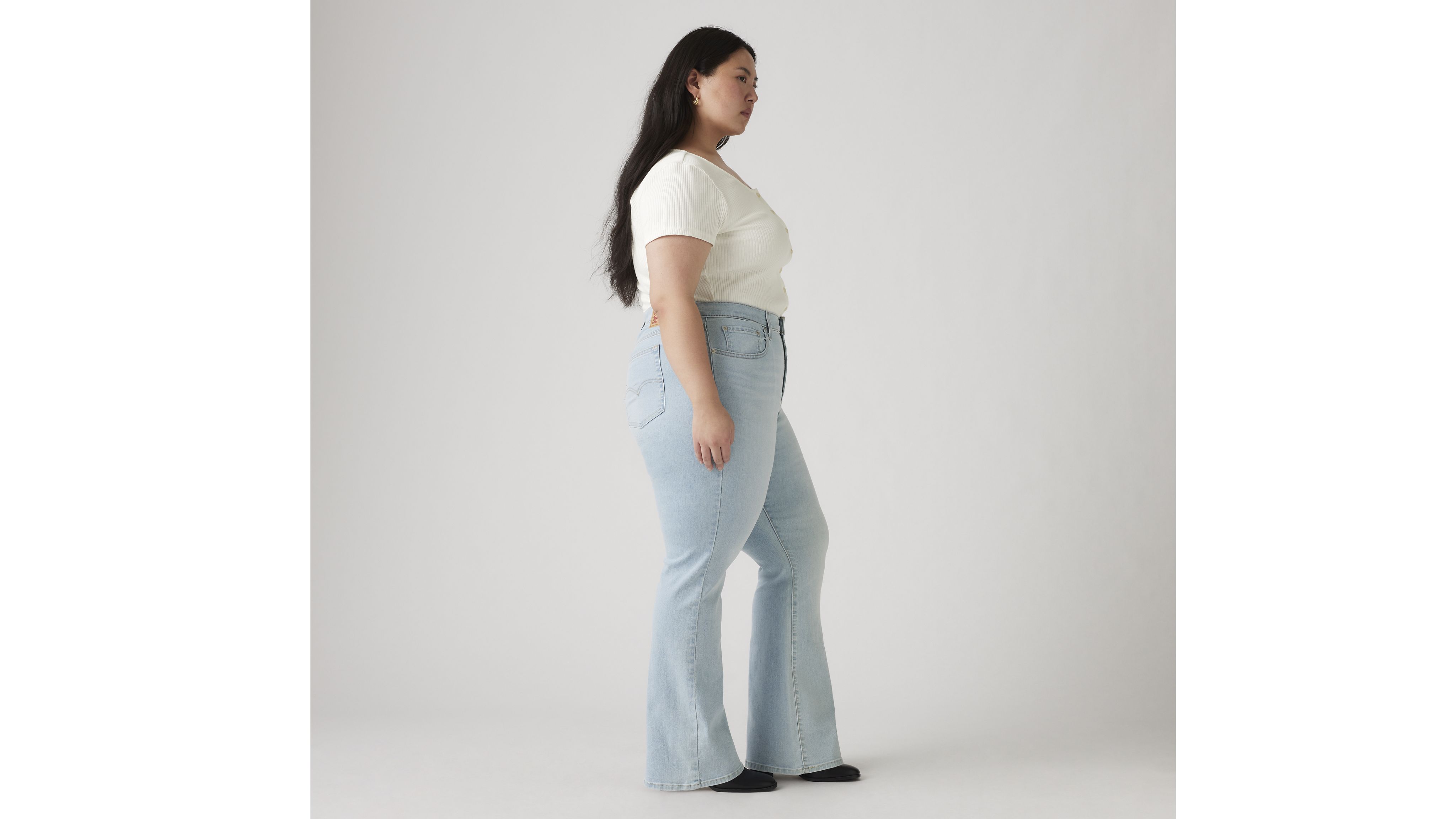 726 High-Rise Flare Women's Jeans (Plus Size) 3