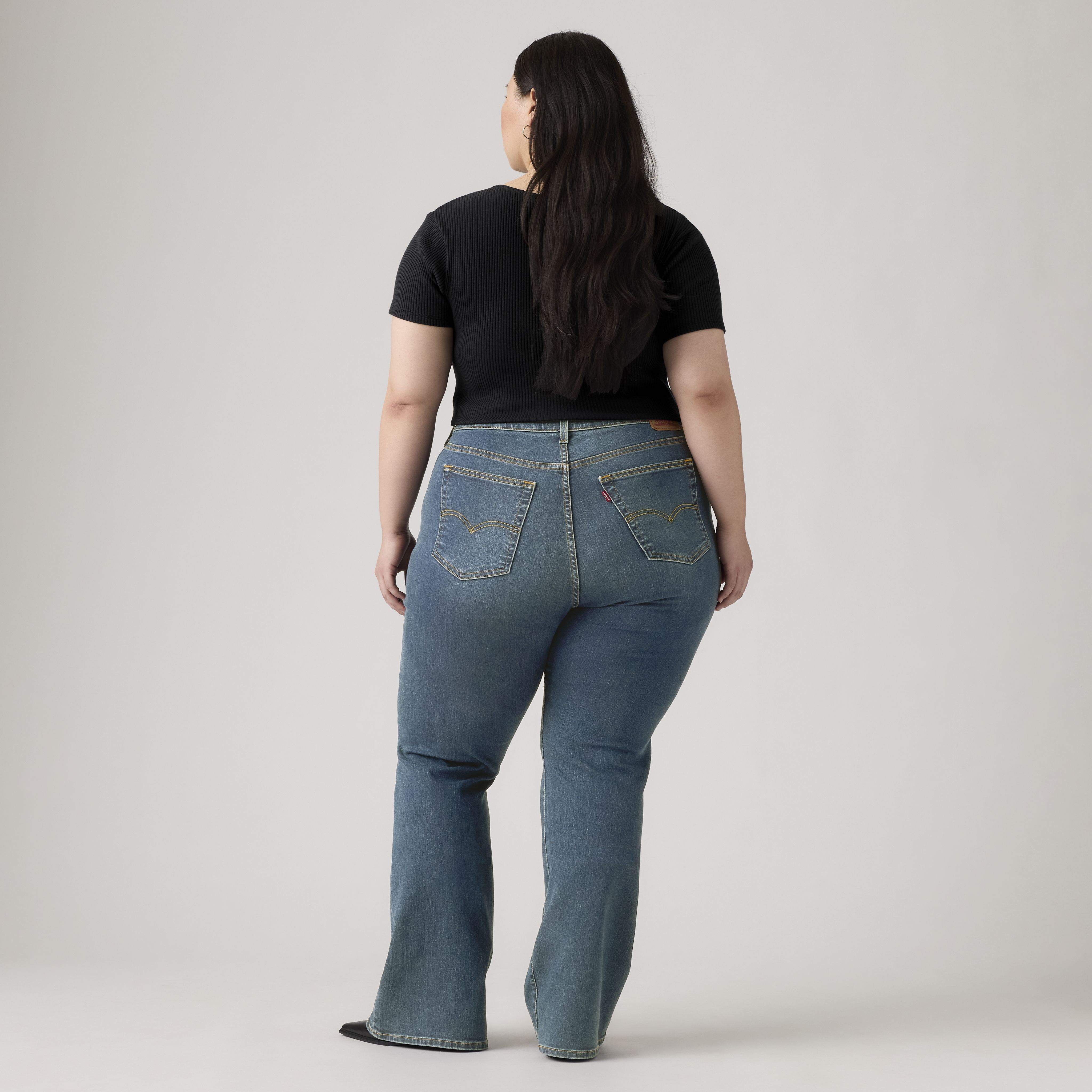 726 High-Rise Flare Women's Jeans (Plus Size) 3