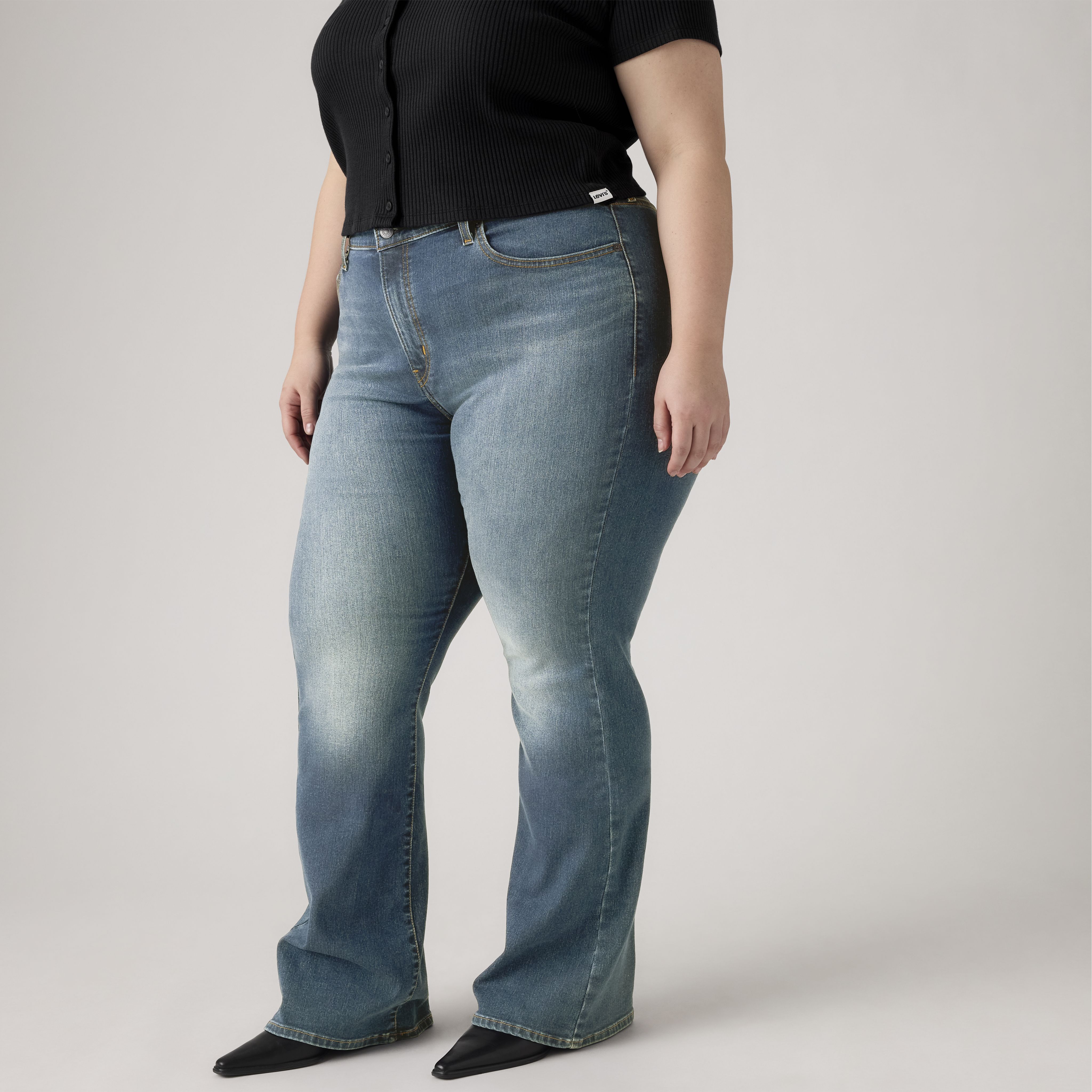 726 High-Rise Flare Women's Jeans (Plus Size) 2
