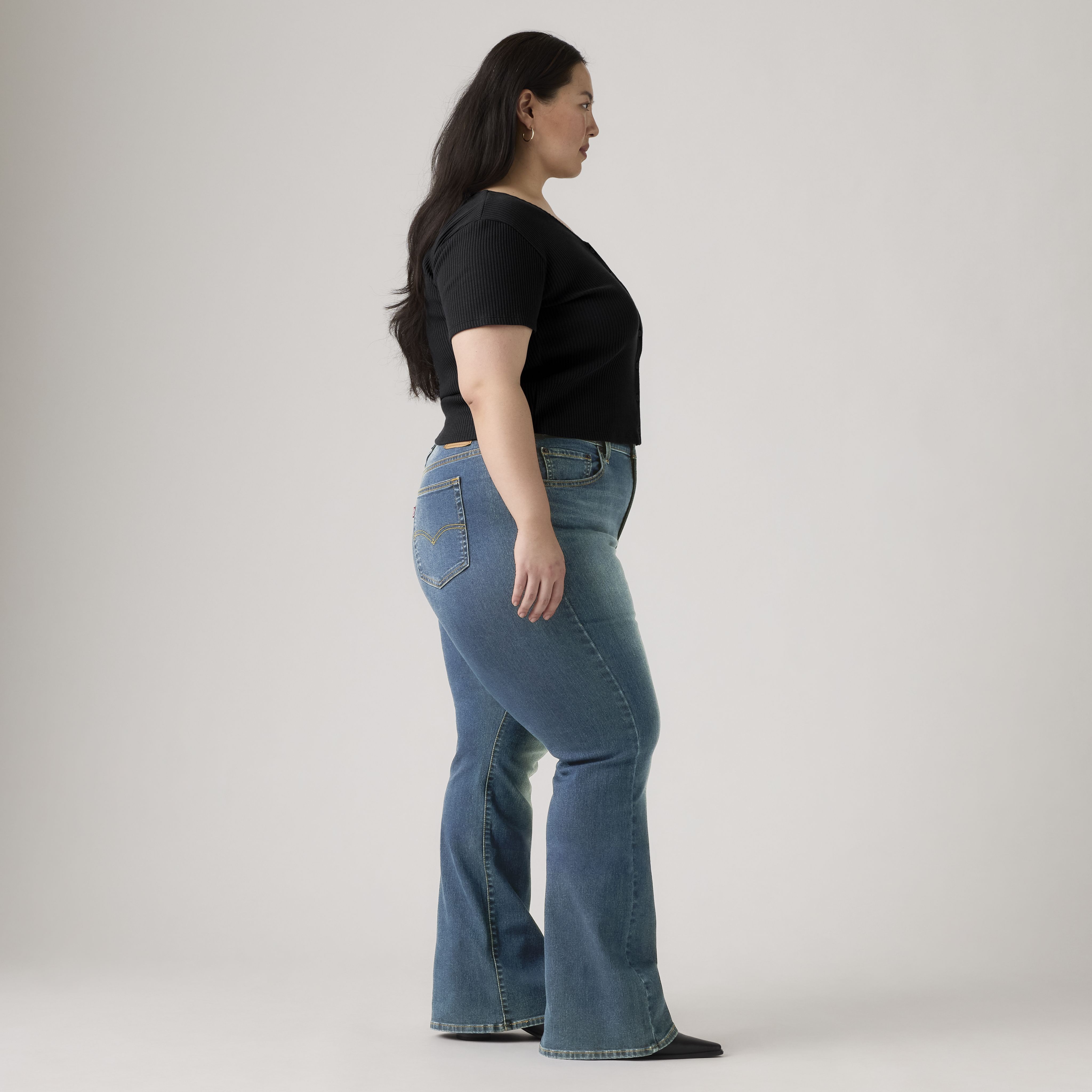 726 High-Rise Flare Women's Jeans (Plus Size) 4