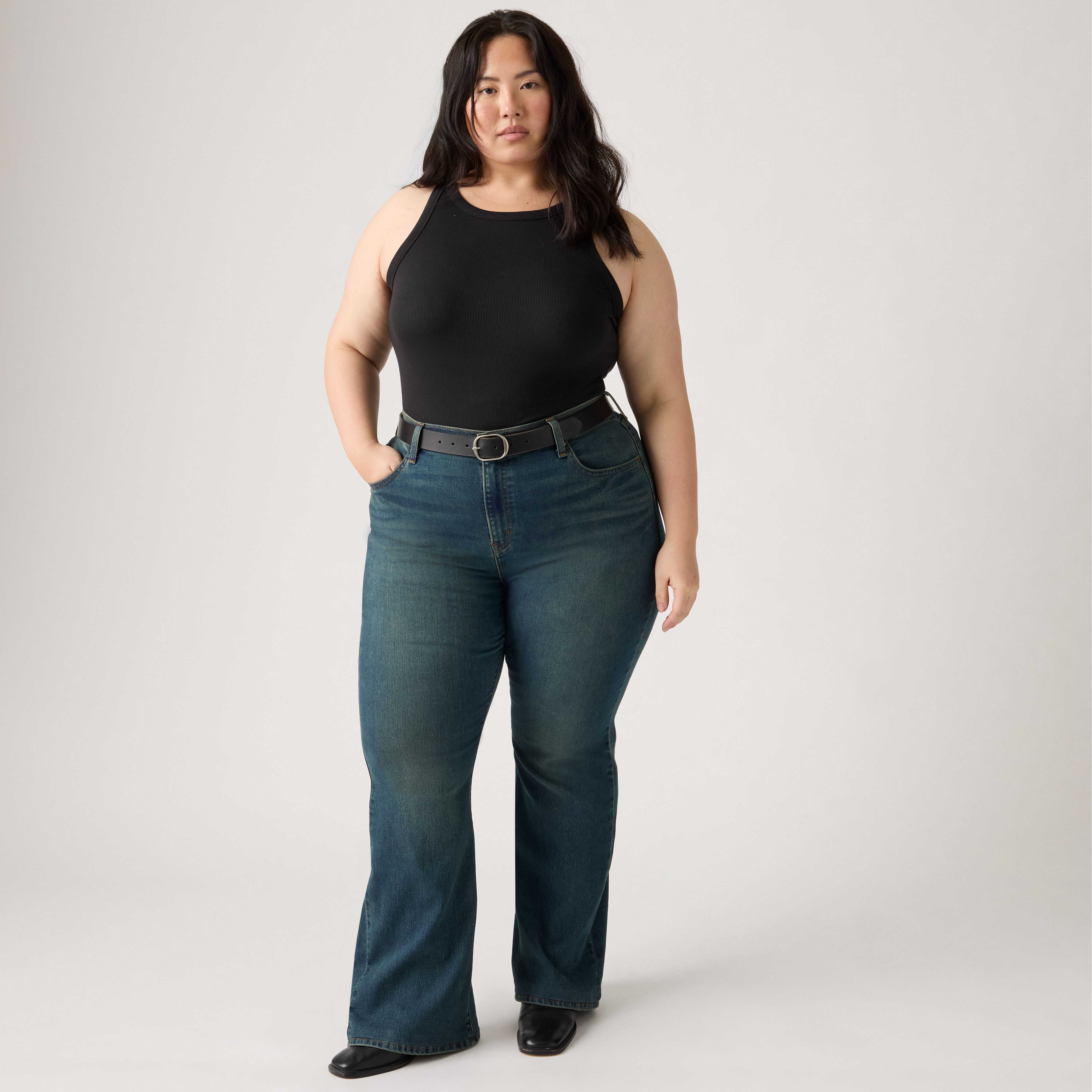 726 High-Rise Flare Women's Jeans (Plus Size) 1