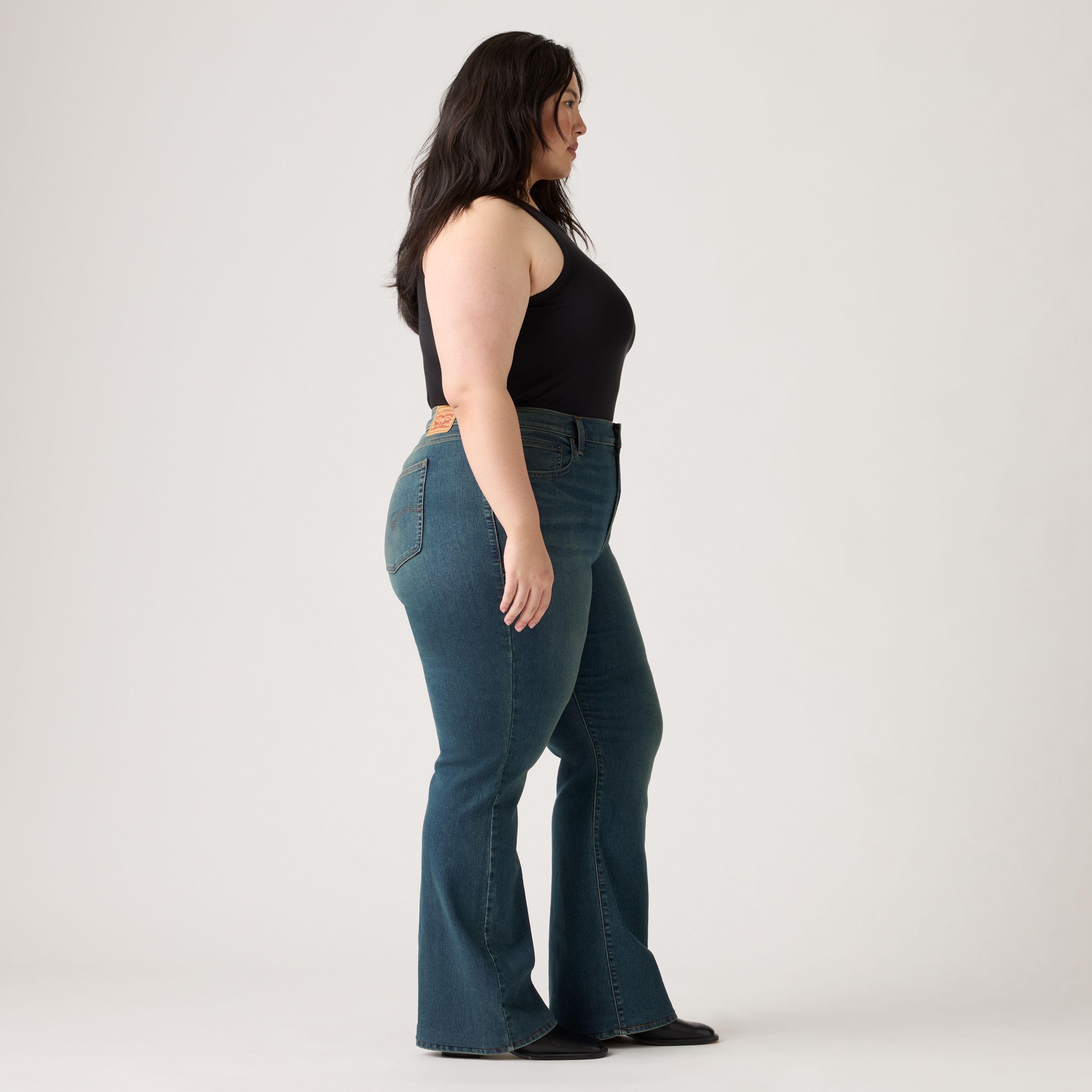 726 High-Rise Flare Women's Jeans (Plus Size) 4