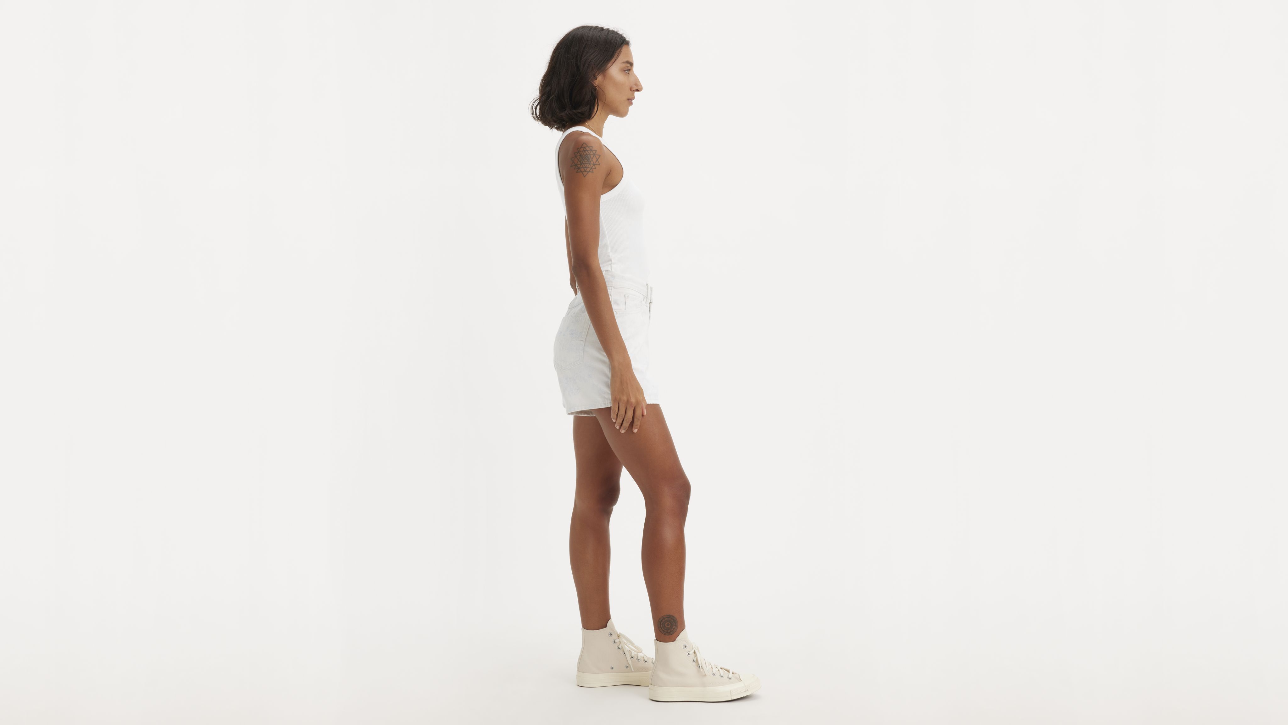 Levi's® WellThread® 80's Mom Shorts 4