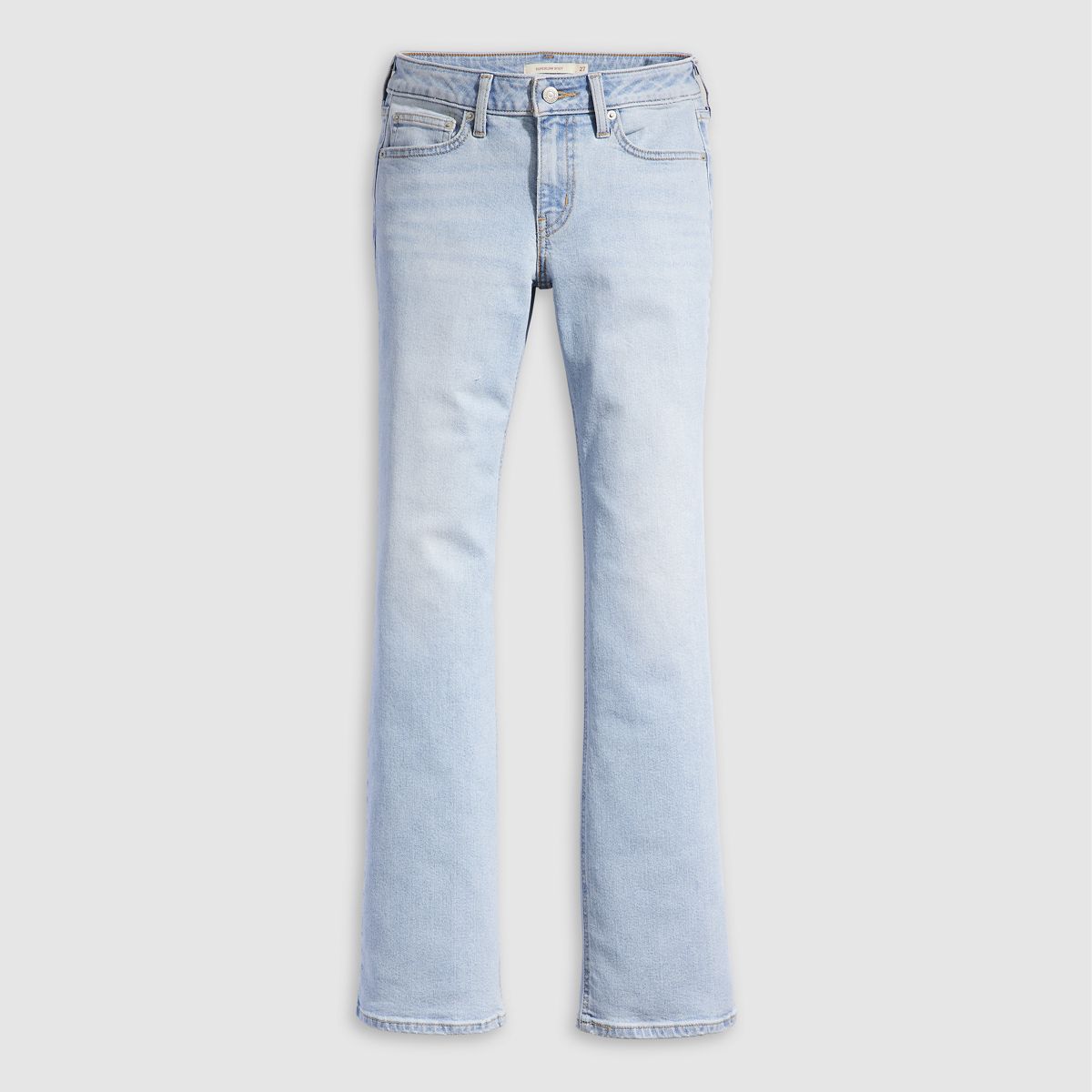 Superlow Bootcut Women's Jeans — All Alone - Light Wash