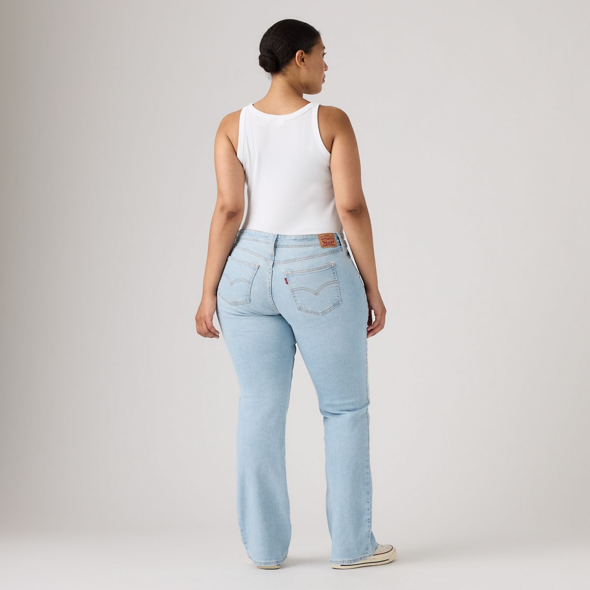 Superlow Bootcut Women's Jeans — All Alone - Light Wash