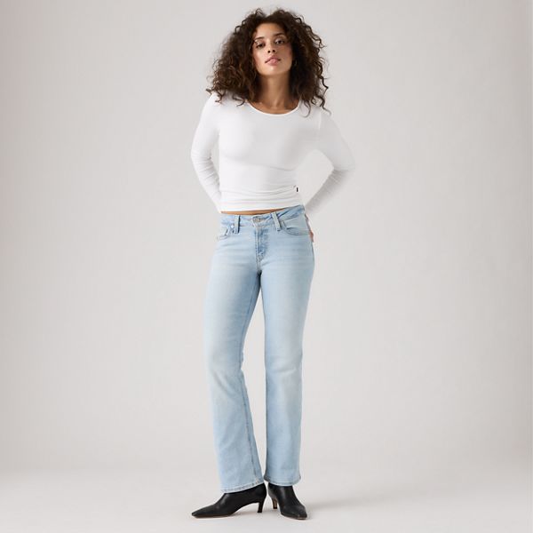 Superlow Bootcut Women's Jeans — All Alone - Light Wash