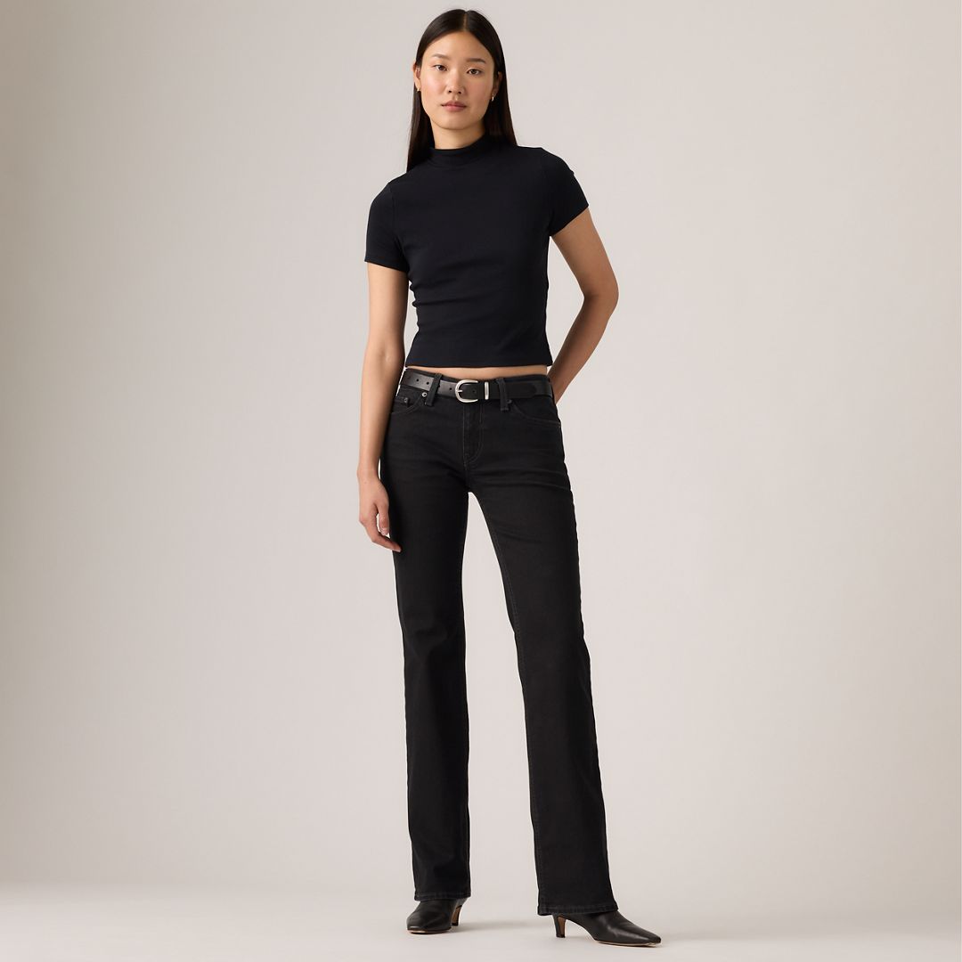 Levi's Women's Superlow Bootcut Jeans - Black - Size 25W X 32L